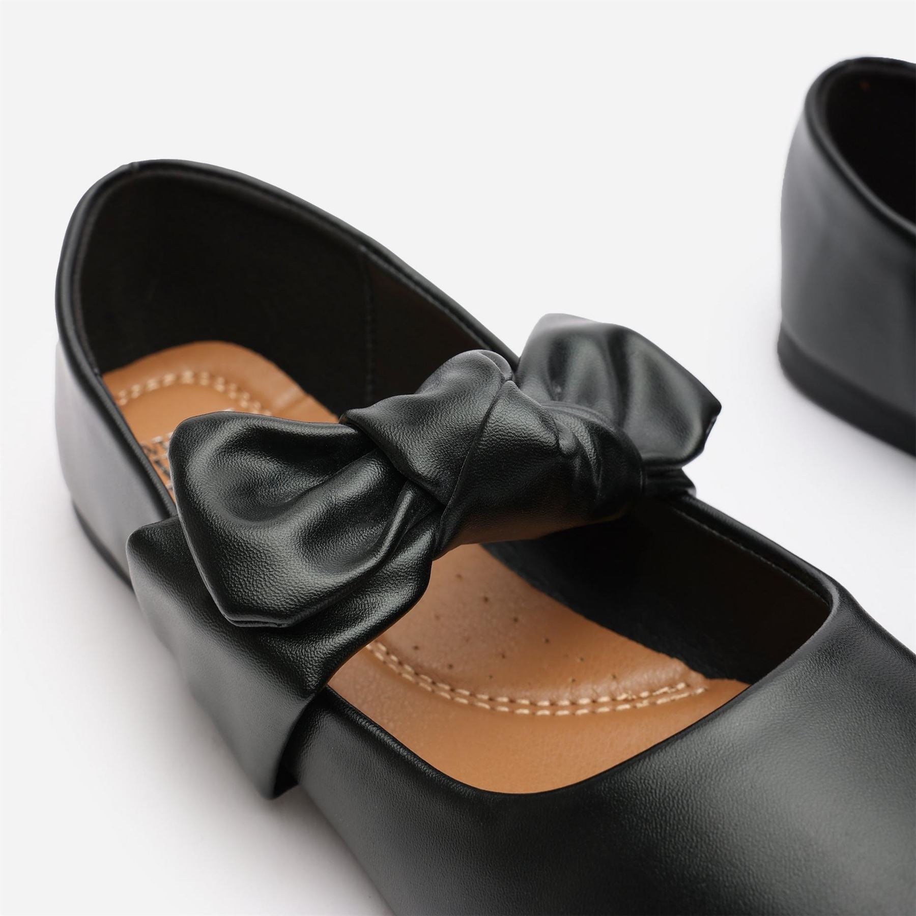 Wheres That From Bow Strap Ballet Pumps