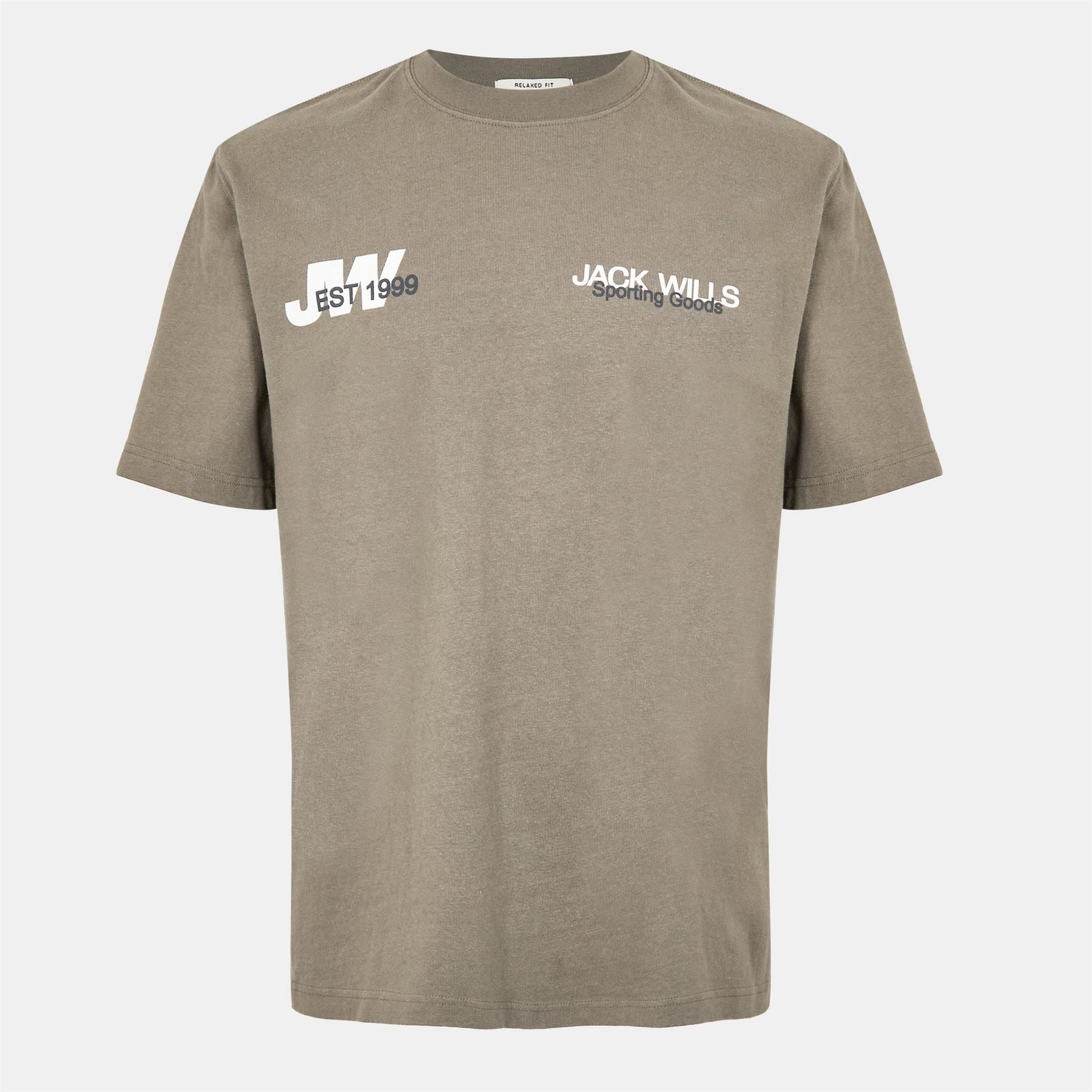 Jack Wills Regular Fit Crew Neck Text Graphic T-Shirt
