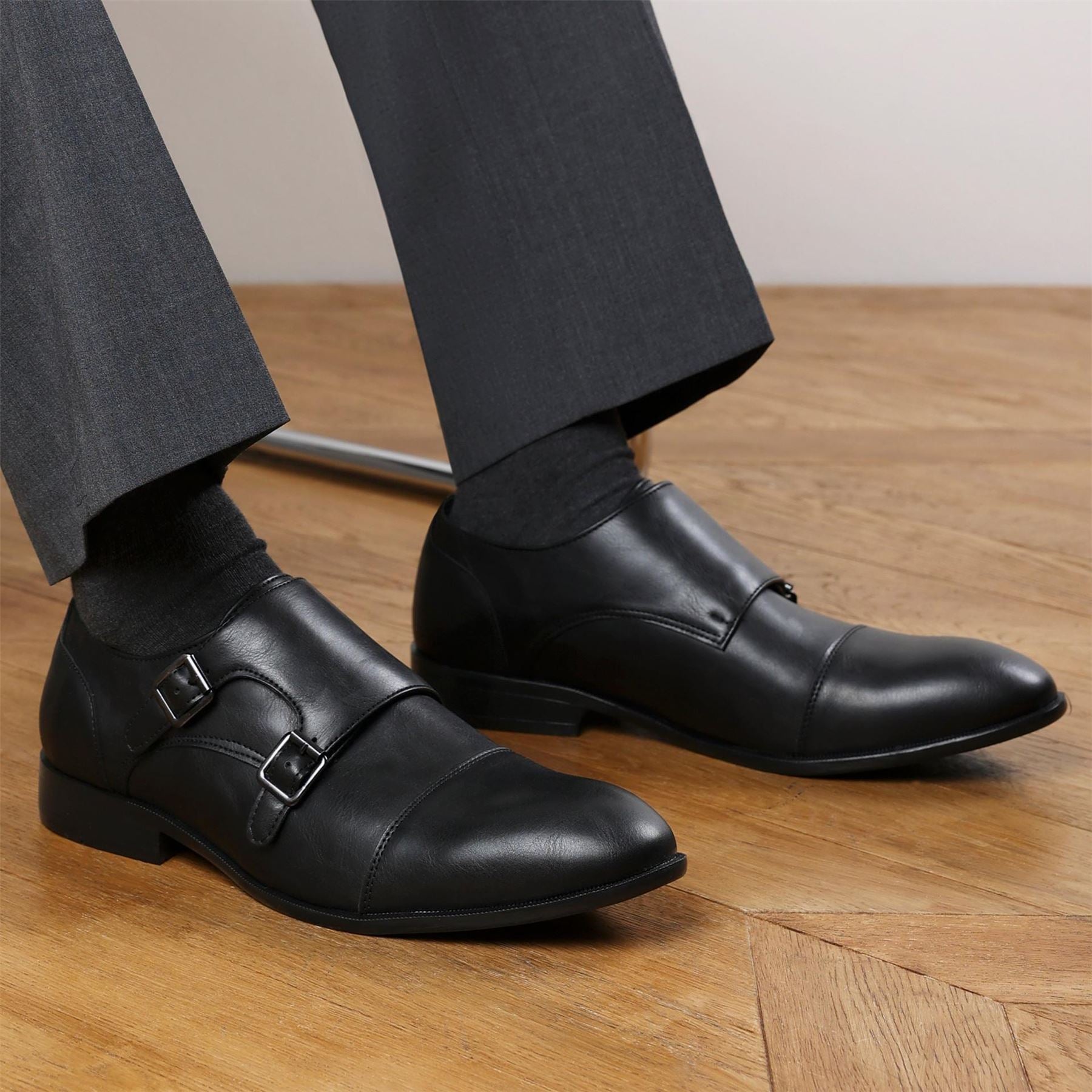 Wheres That From Double Monk Straps Formal Shoes