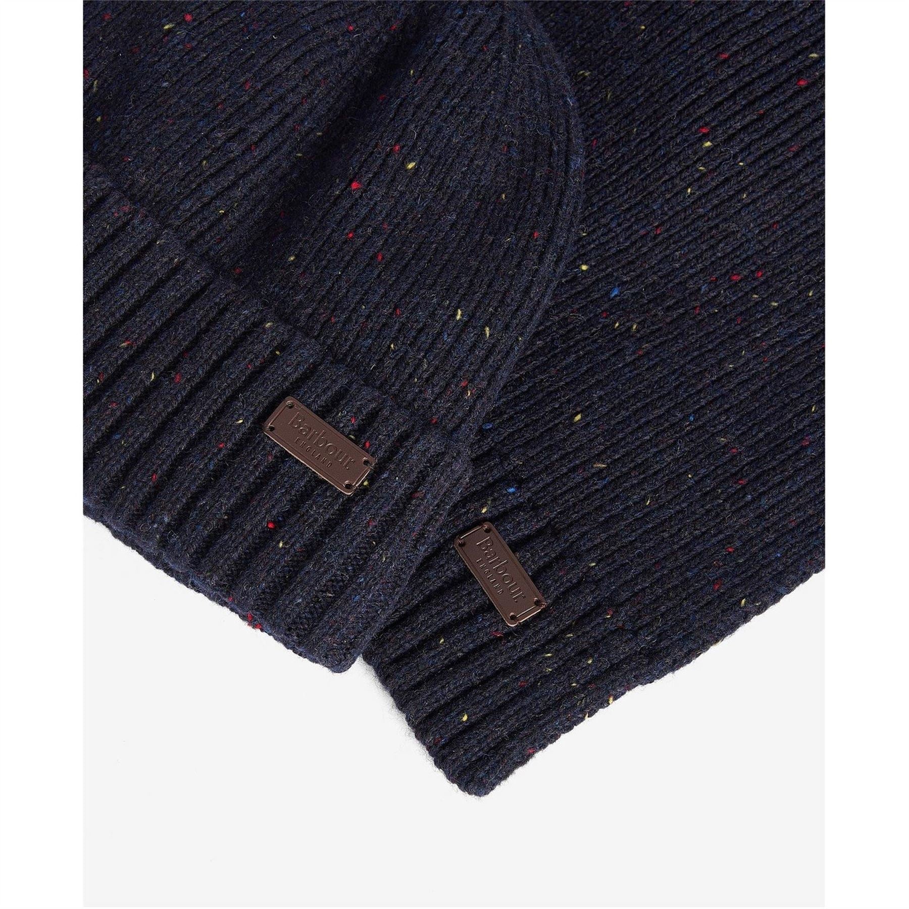 Barbour Fleck Beanie  And  Scarf Gift Set
