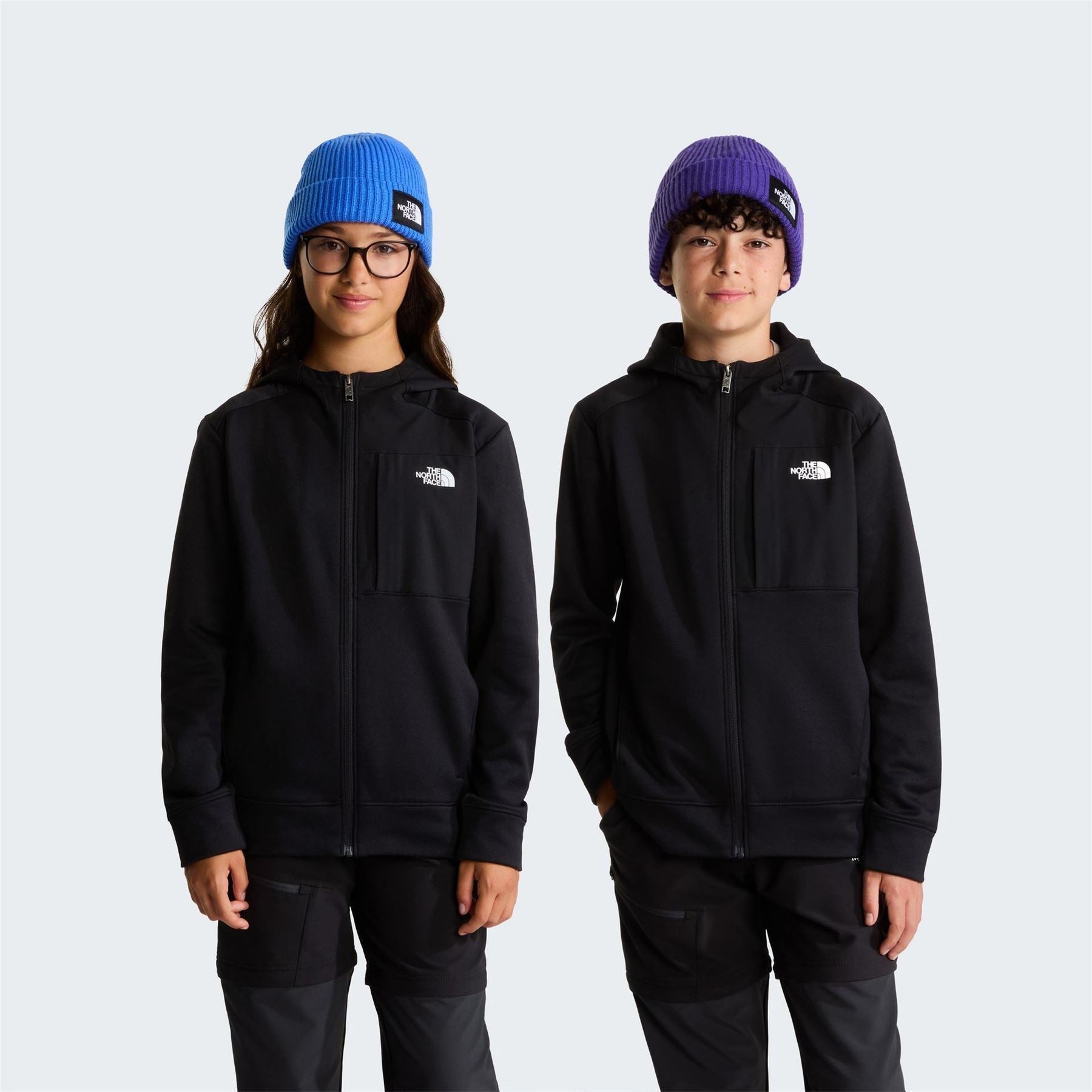 The North Face Performance Fleece Full Zip Hoodie Juniors