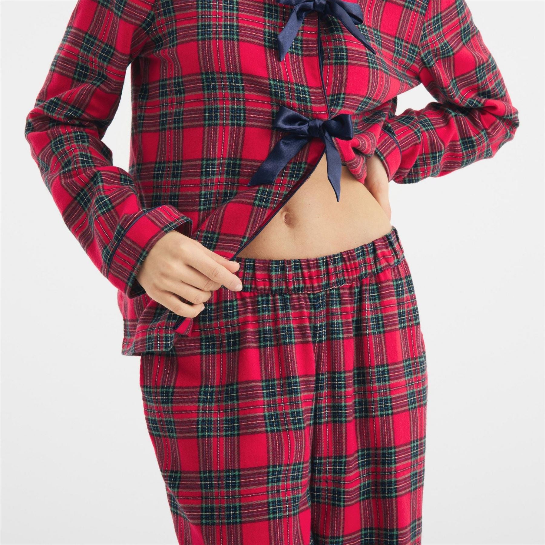 Chelsea Peers Collared Neck Long Sleeve Pyjama Set