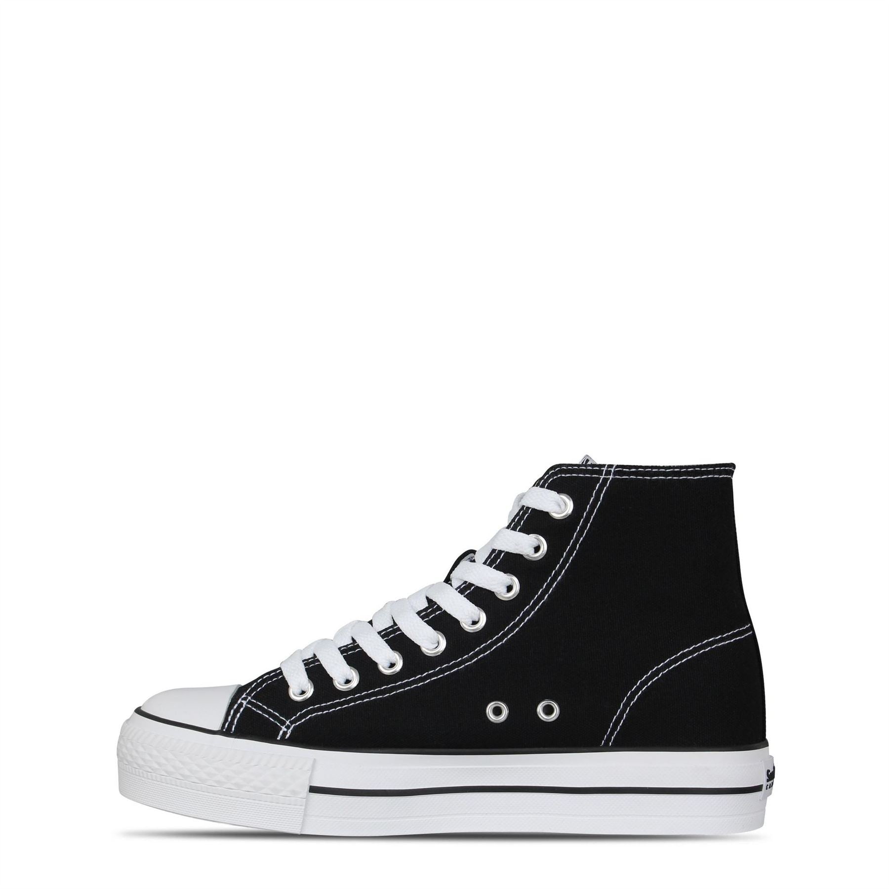 SoulCal Womens Canvasas High Top Platform Trainers