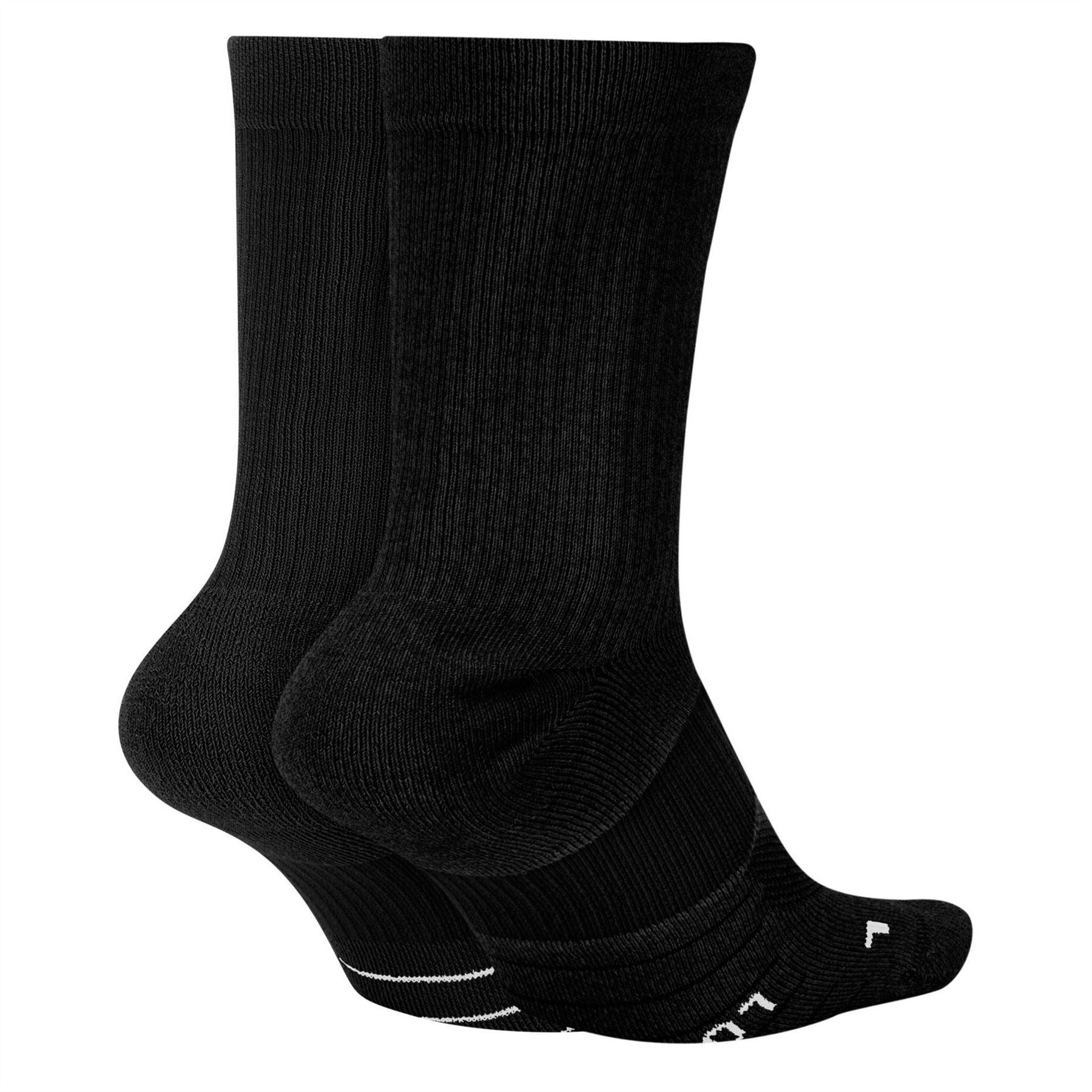 Nike Multiplier Crew Running Socks 2 Pack Unisex Adults