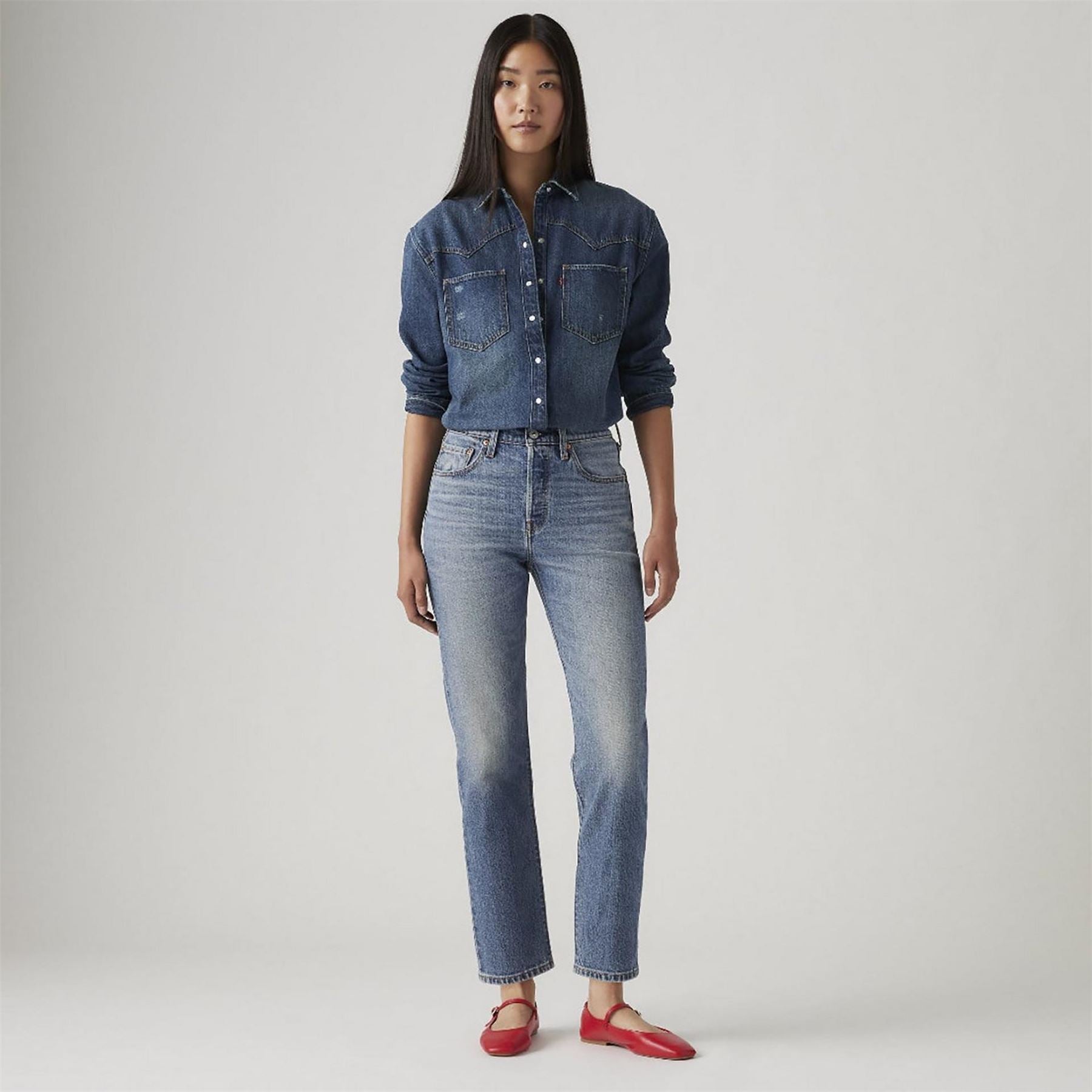 Levis 501 Crop Long Live The Queen