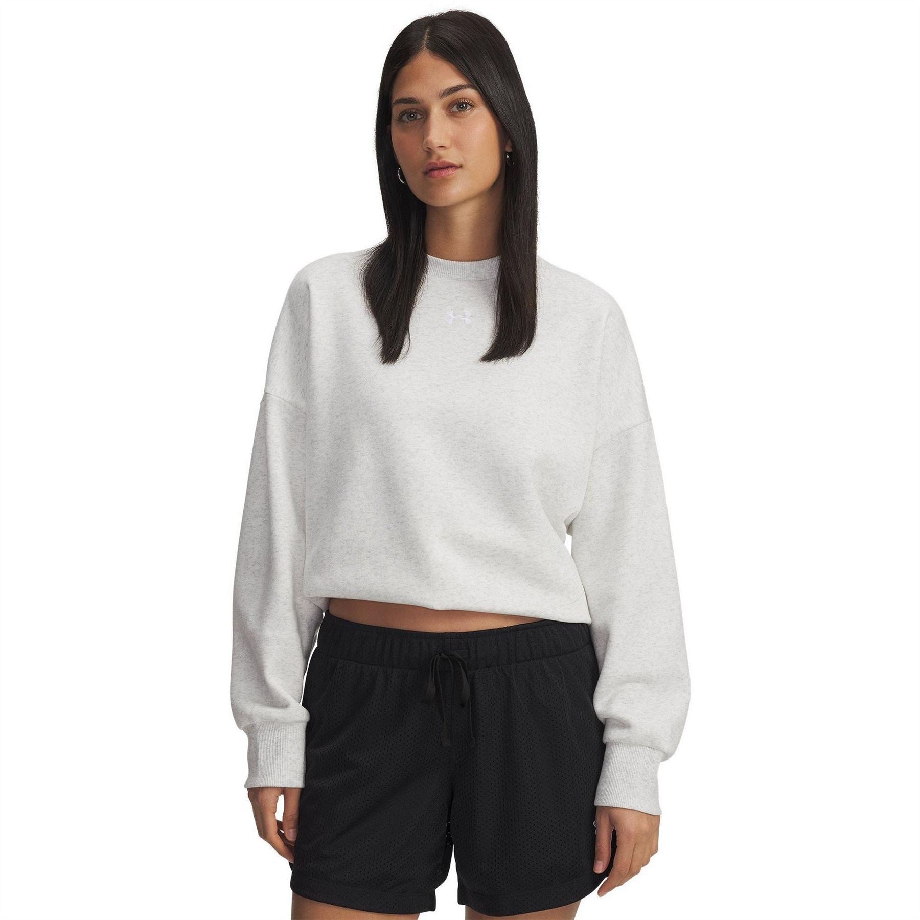 Under Armour Womens Armour Rival Fleece Os Crew Sweatshirt