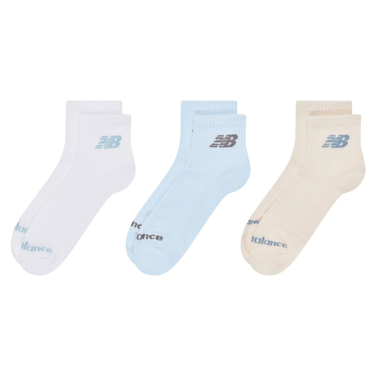New Balance Everyday Ankle Socks 3 Pack Adults