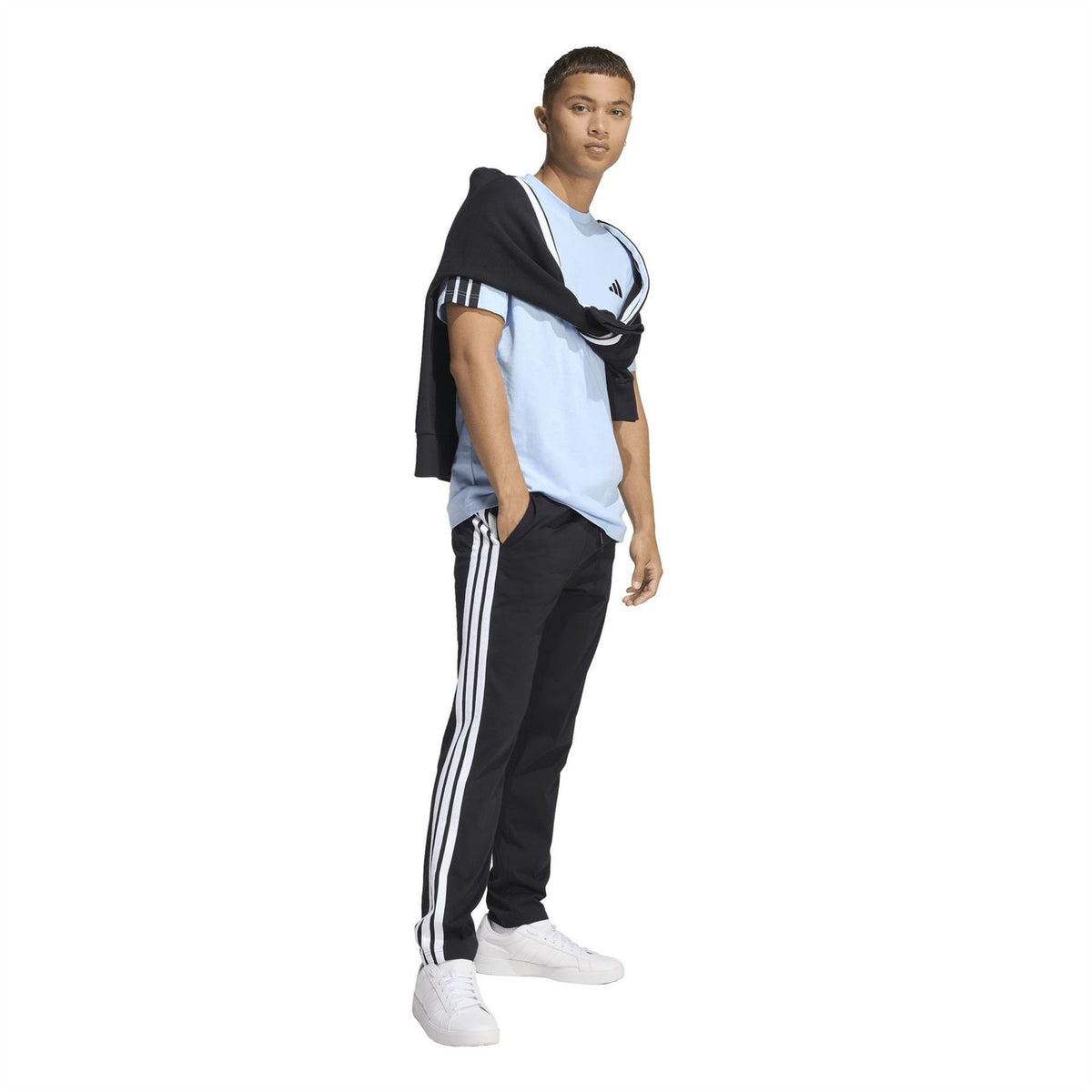 adidas Mens 3 Stripes T-Shirt