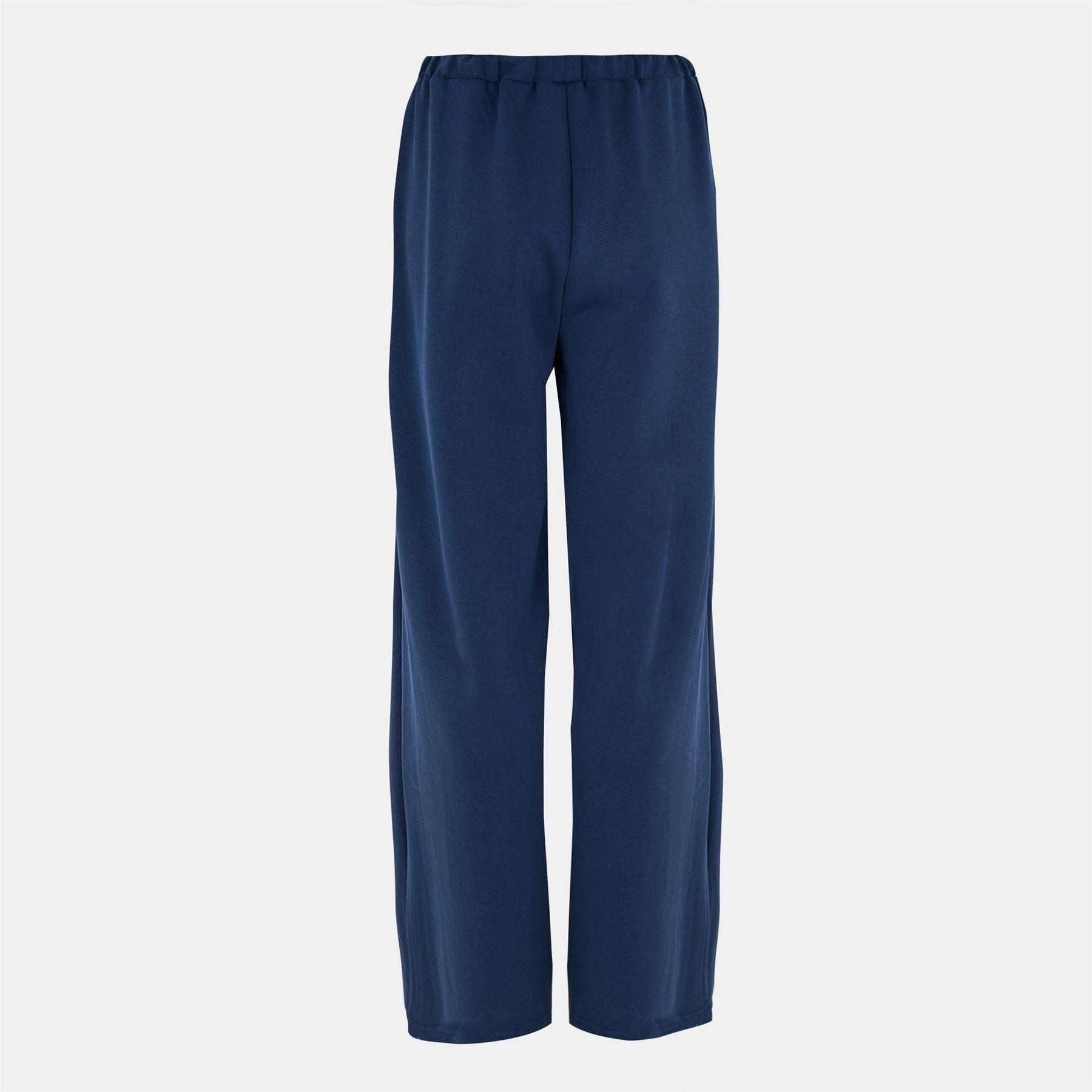 French Connection Solid Patterned Wide Leg Trousers