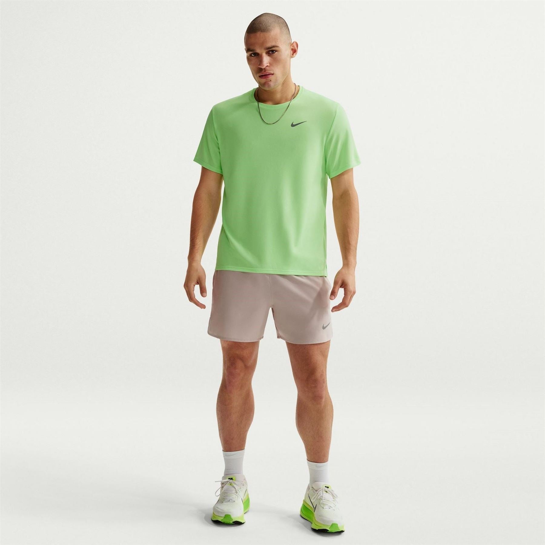 Nike Mens Drifit Miler Running Top