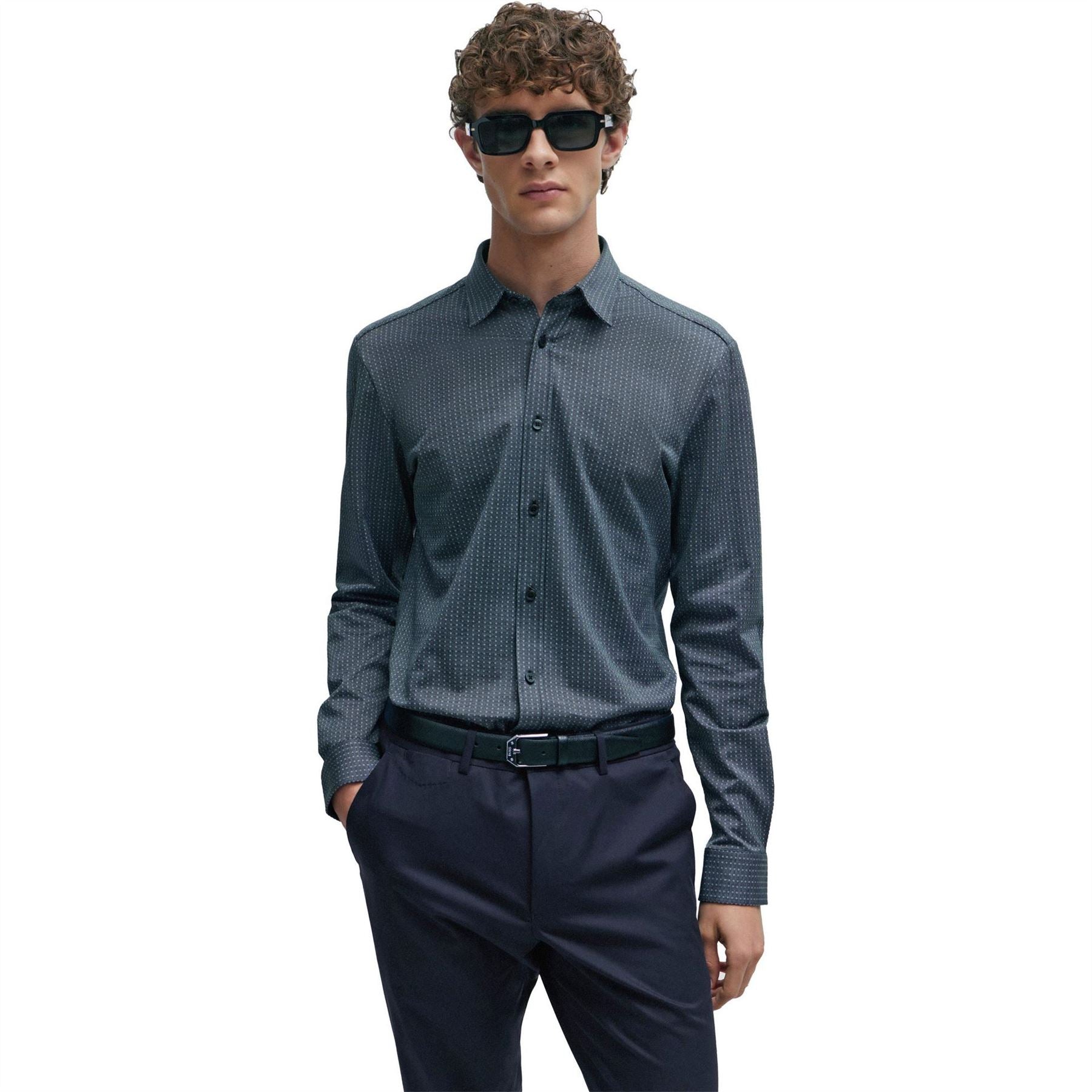 Boss Roan Kent Regular Fit Long Sleeve Shirt
