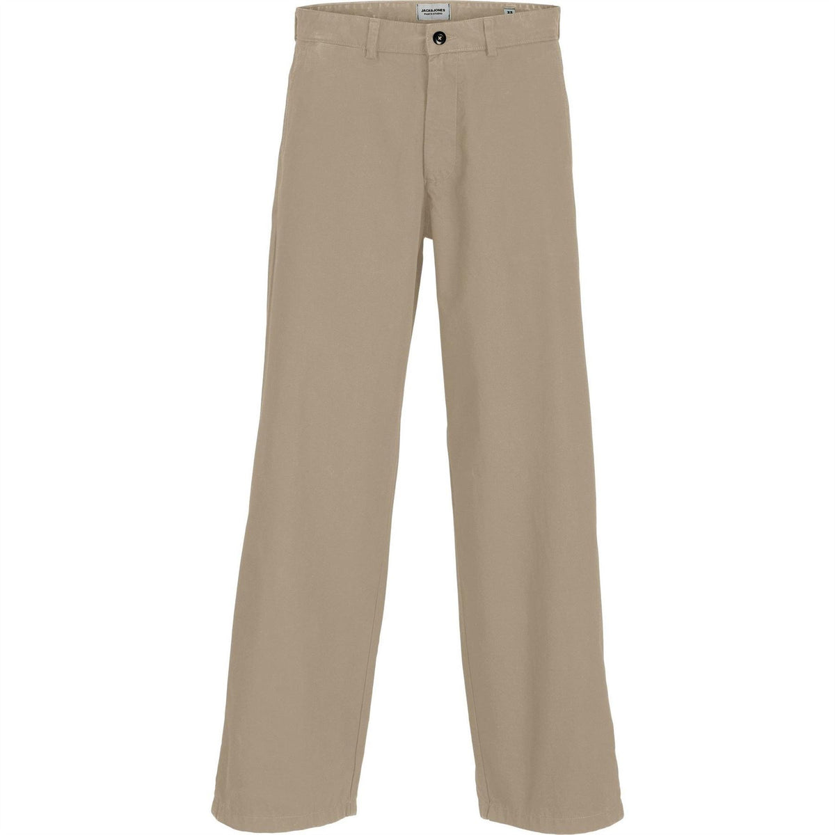 Jack and Jones Solid Patterned Straight Chinos