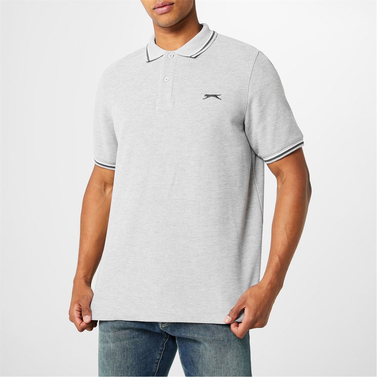 Slazenger Mens Tipped Polo Shirt