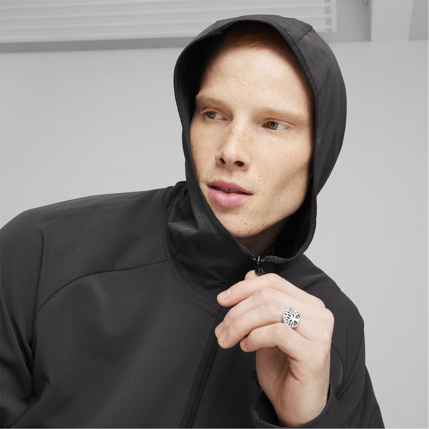 Puma Pumatech Hooded Track Jacket with Ribbed Cuff