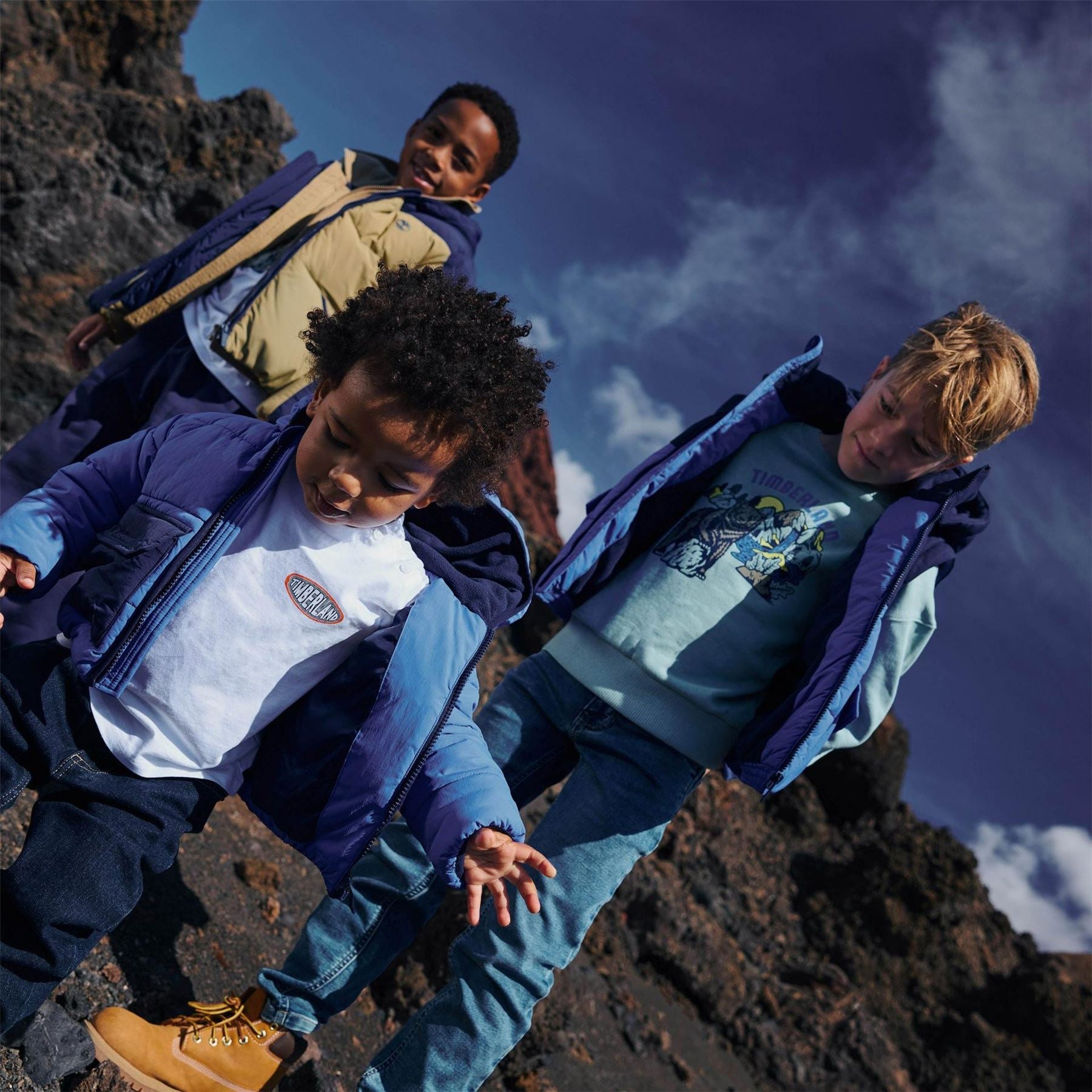 Timberland Timber Colour Block Medium Puffer Jacket