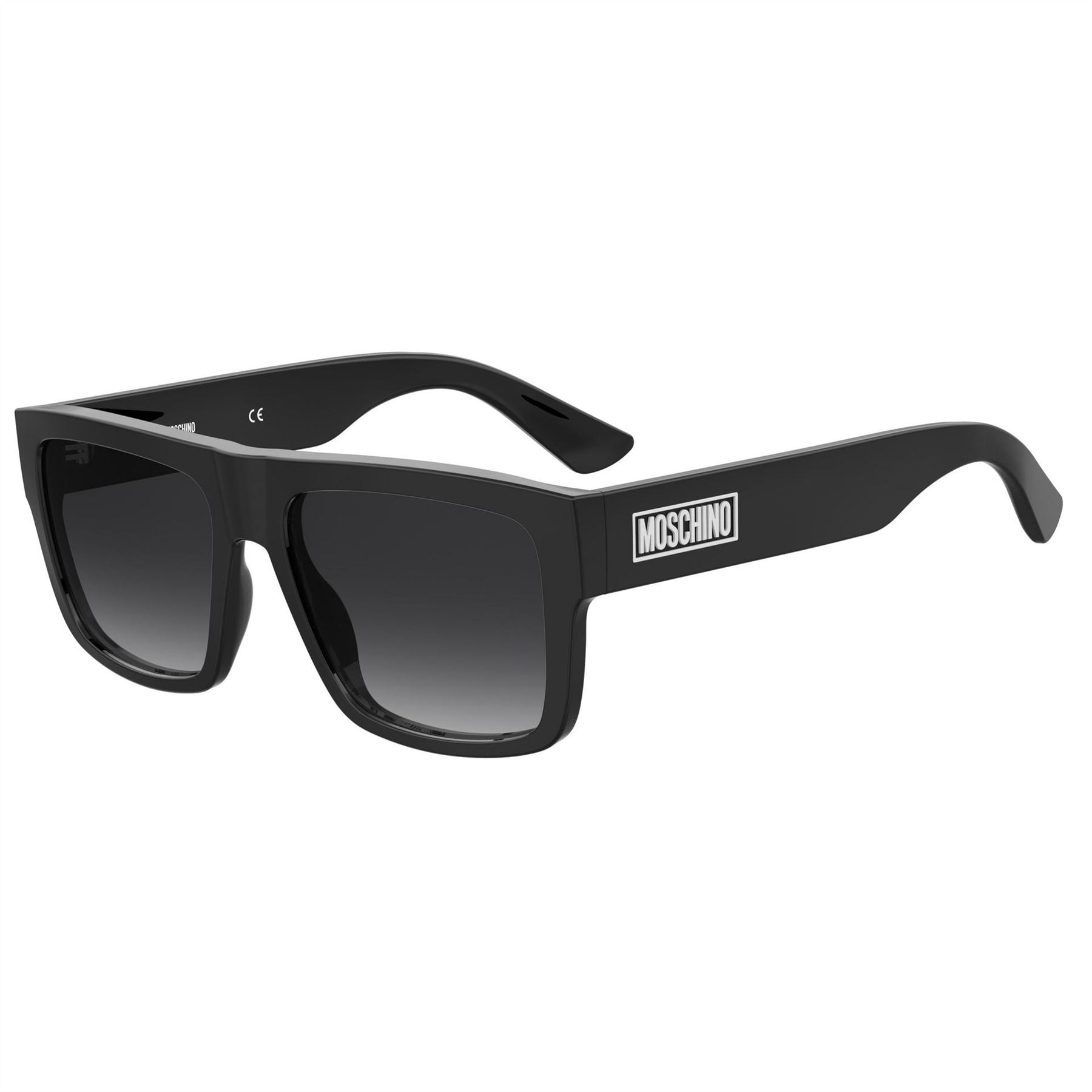 Moschino Rect Top Round Sunglasses