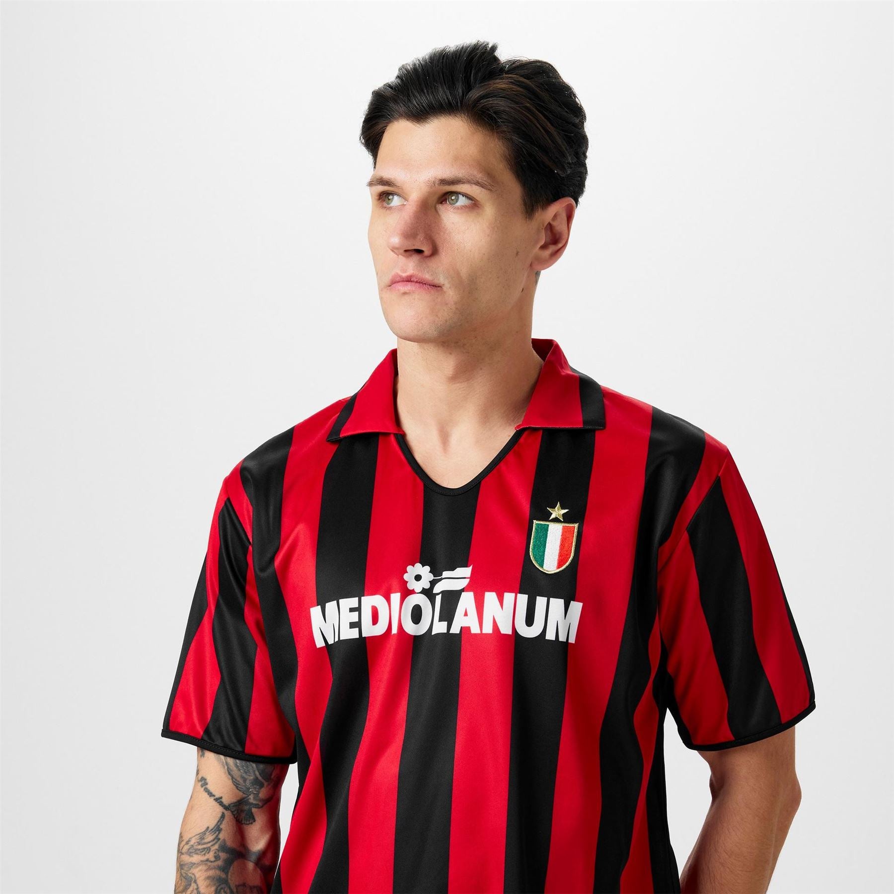 Score Draw Ac Milan Home Shirt 1998 1999 Adults