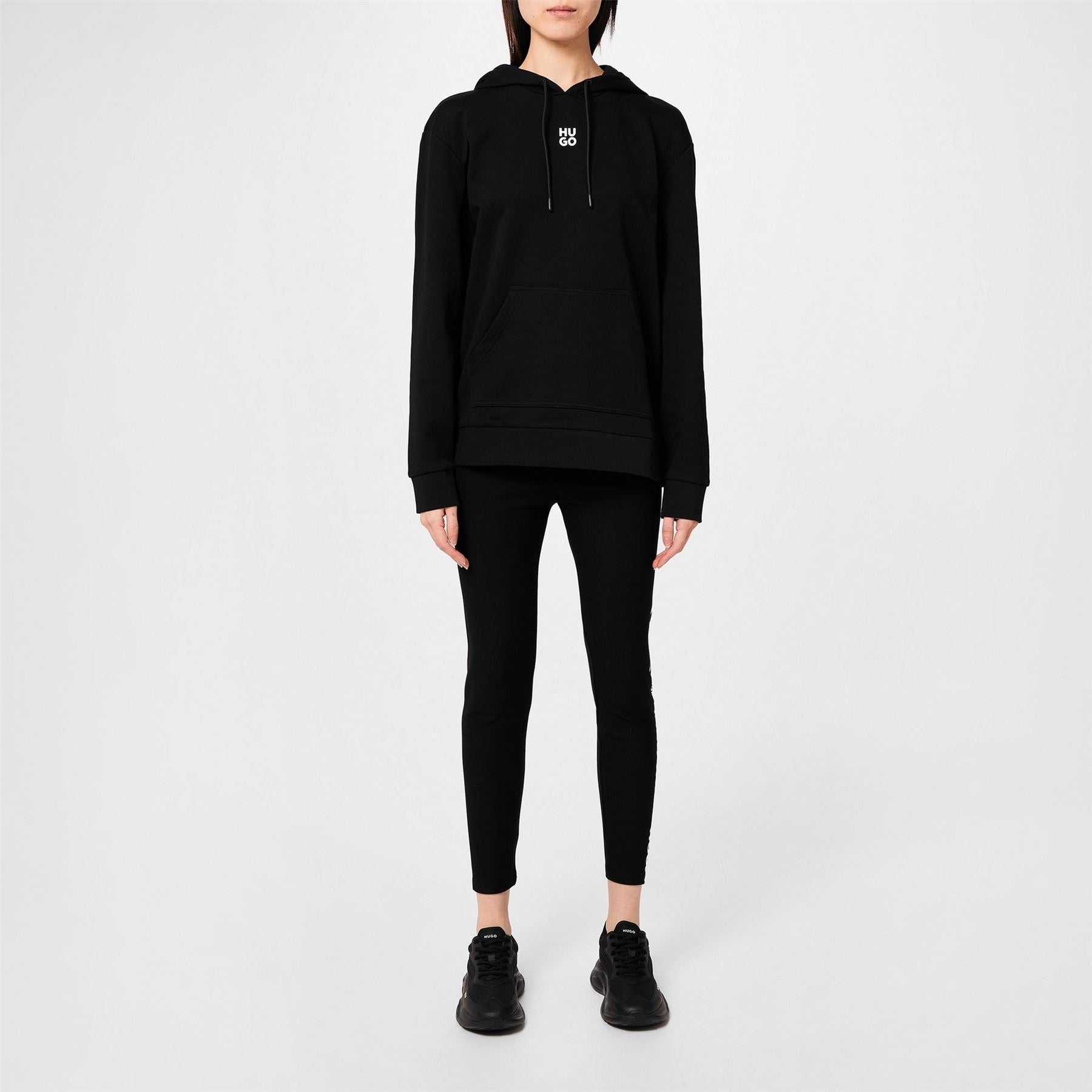 Hugo Logo Over The Head Hoodie