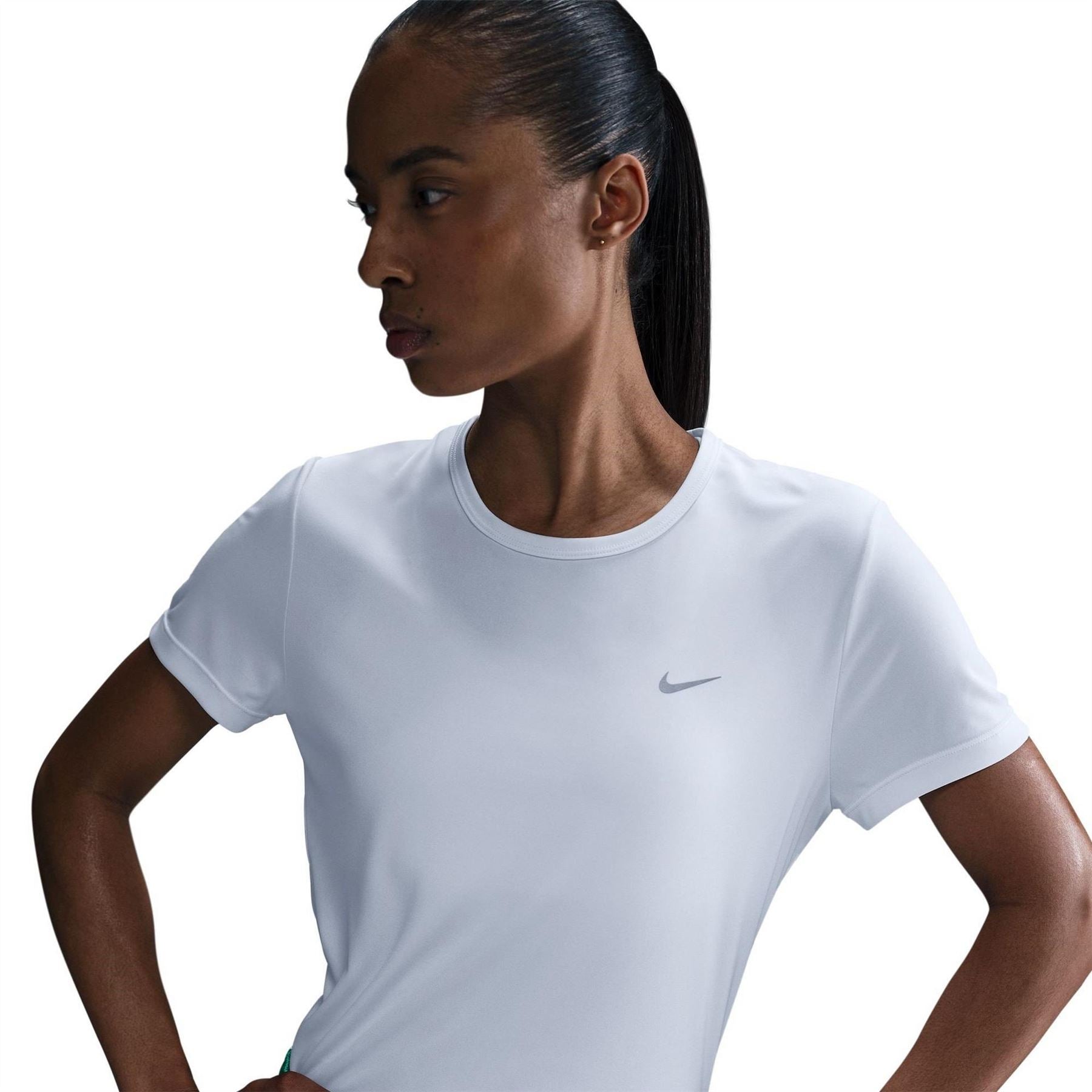 Nike Womens Tempo Dri Fit Short Sleeve Running Top