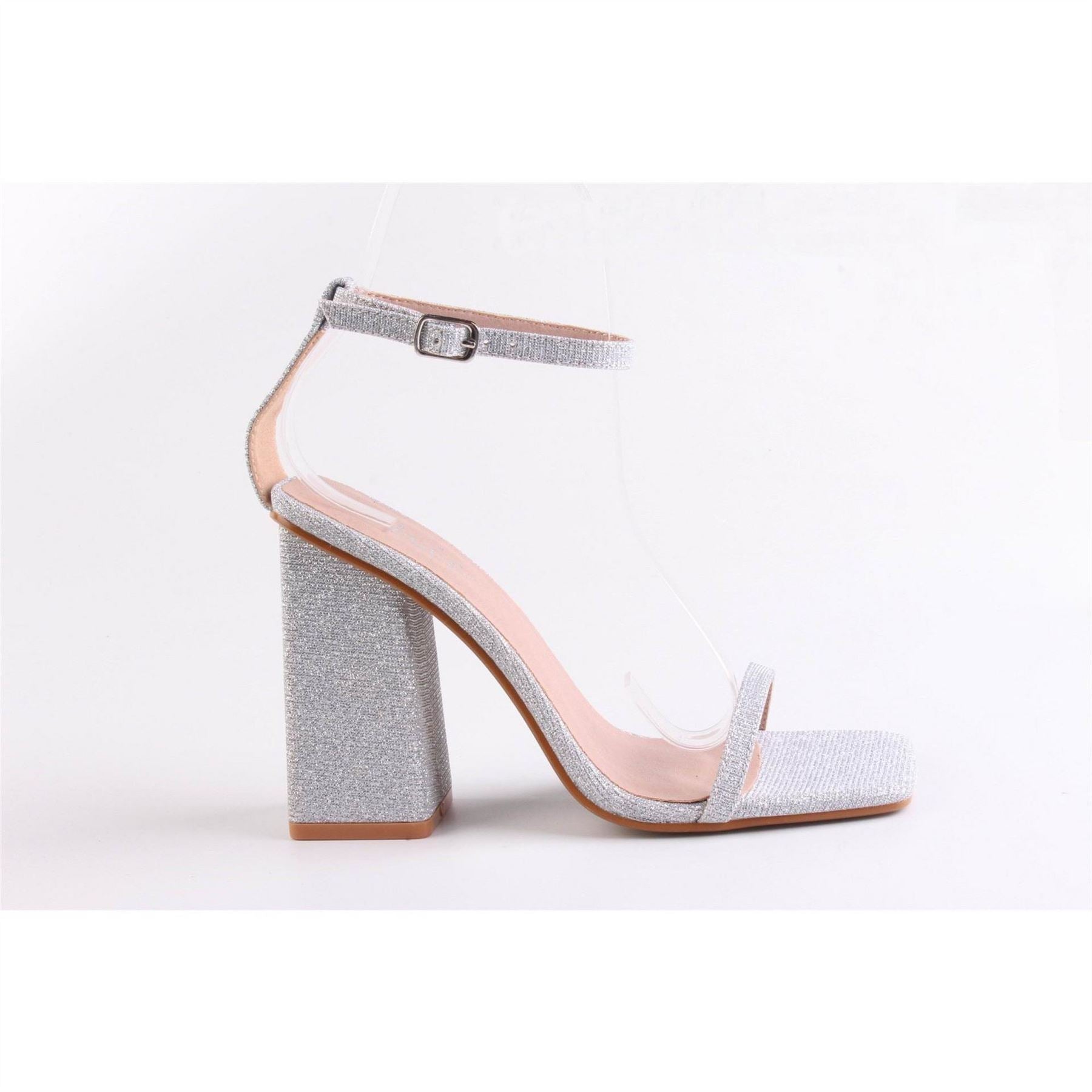 Chic High Heel Block Heel Open Toe Sandals