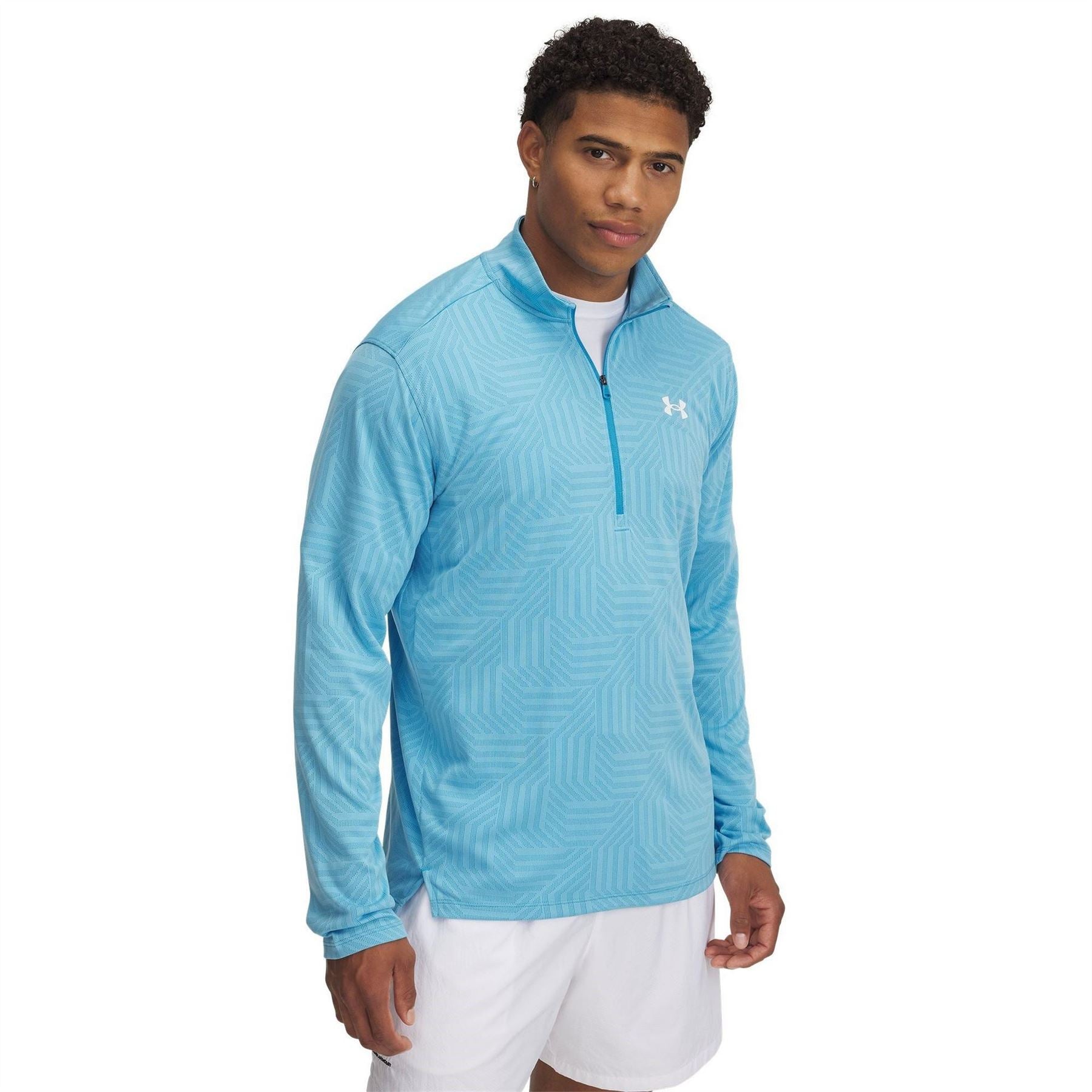 Under Armour Geotessa Tech Zip Neck Long Sleeve Sweatshirt
