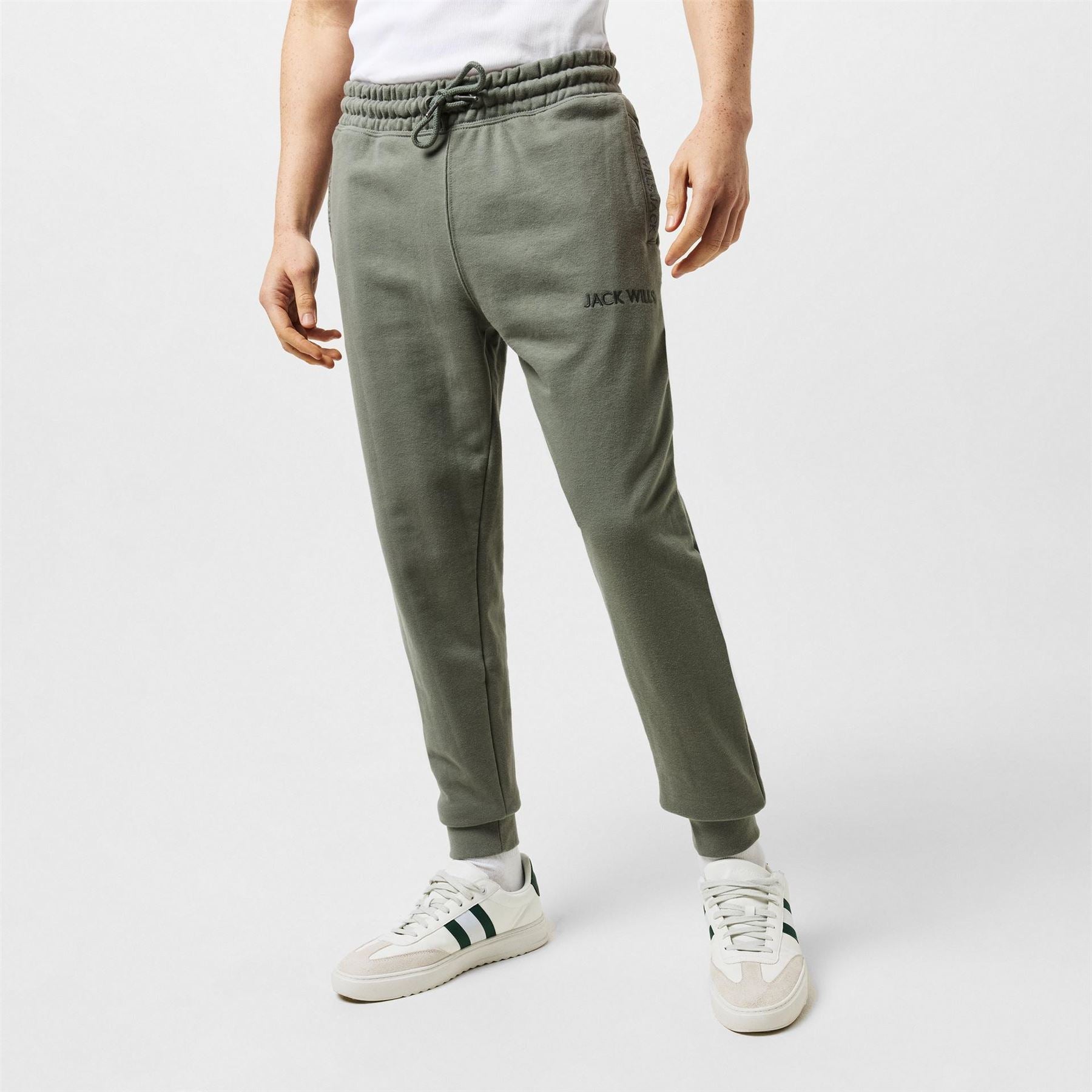 Jack Wills Mens Jacquard Logo Joggers