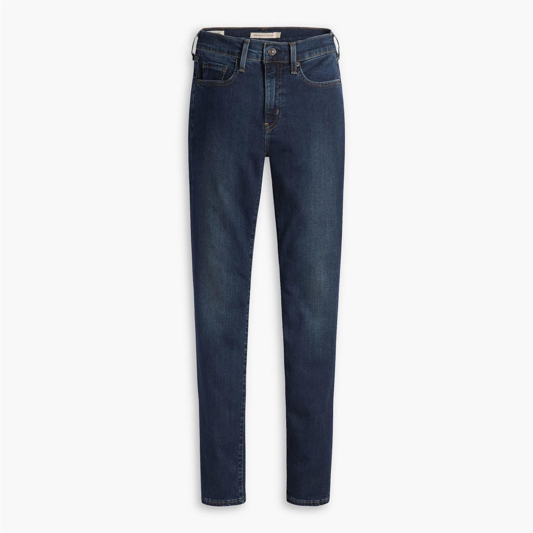 Levis 724 High Rise Straight Blue sw