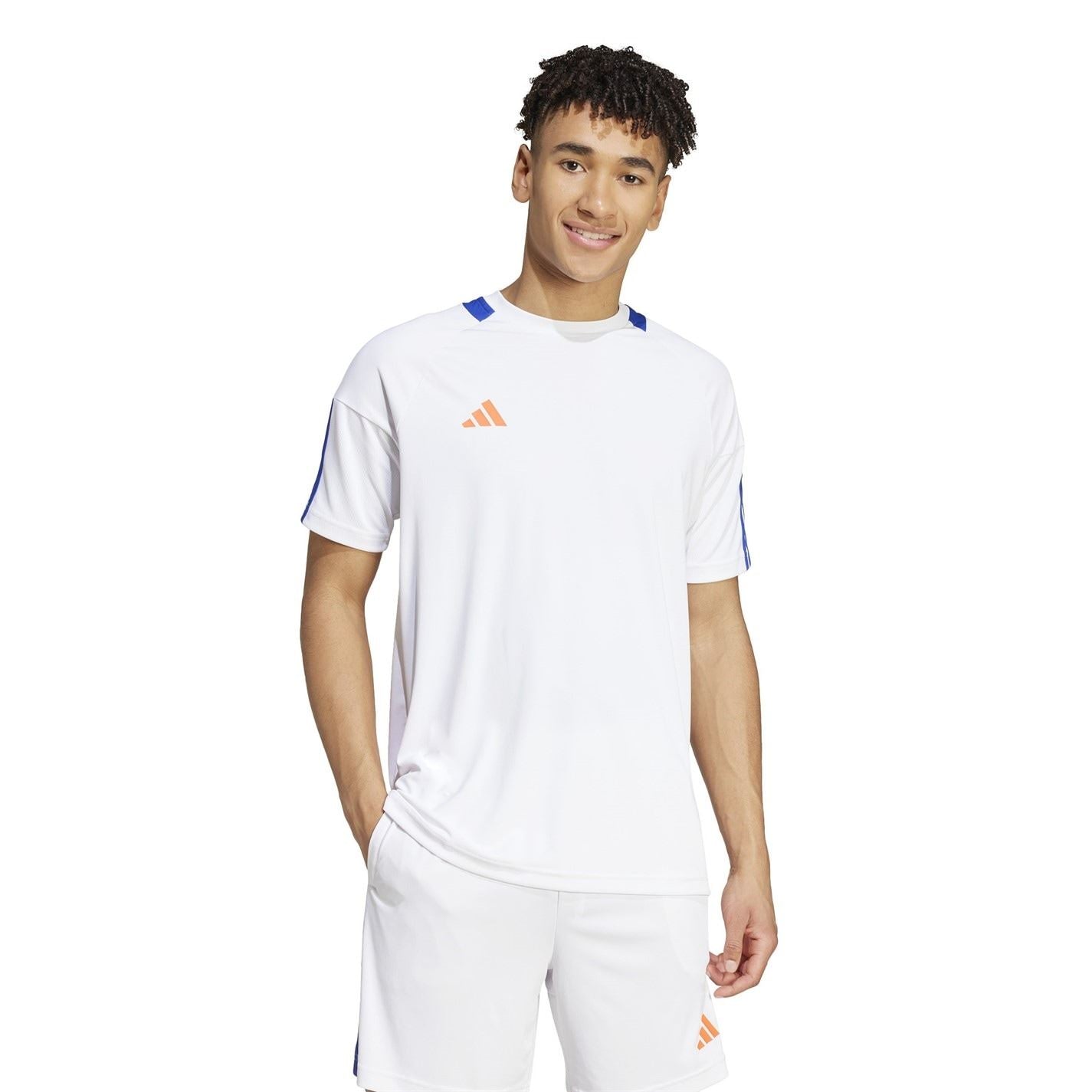 adidas Mens Classic 3 Stripe Sereno T-Shirt