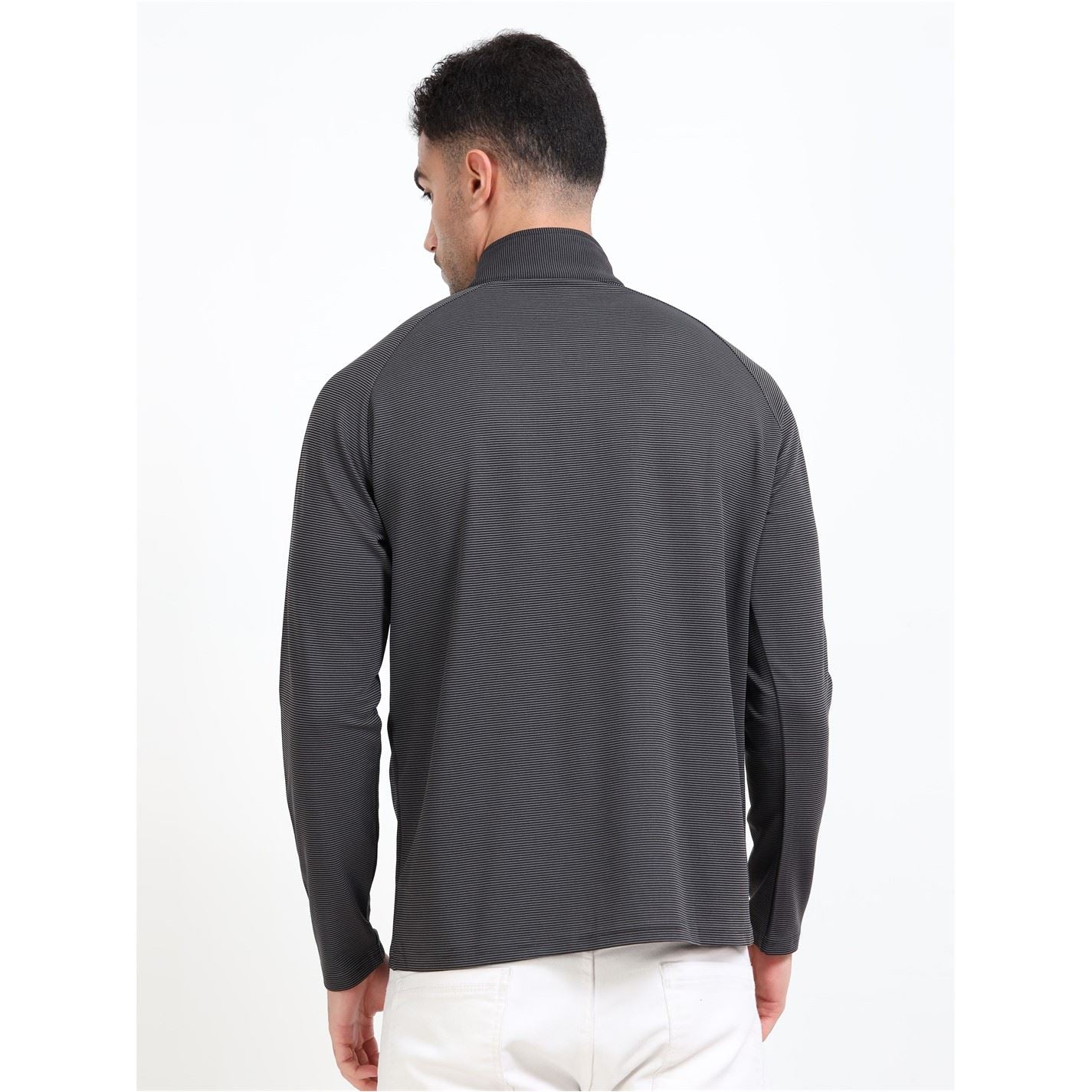 Slazenger Mens Hybrid Quarter Zip Sweatshirt