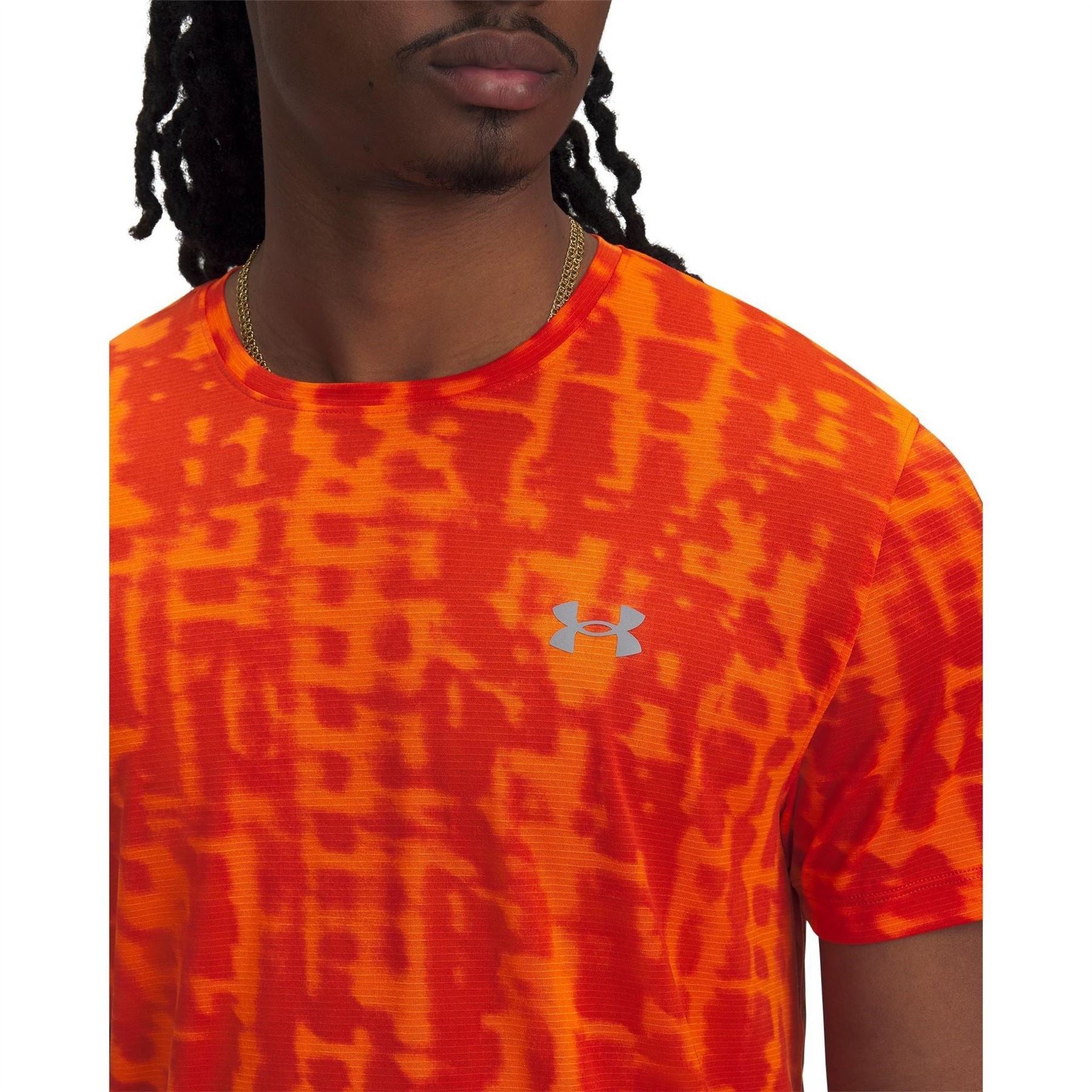 Under Armour Launch Print Short Sleeve Performance Top