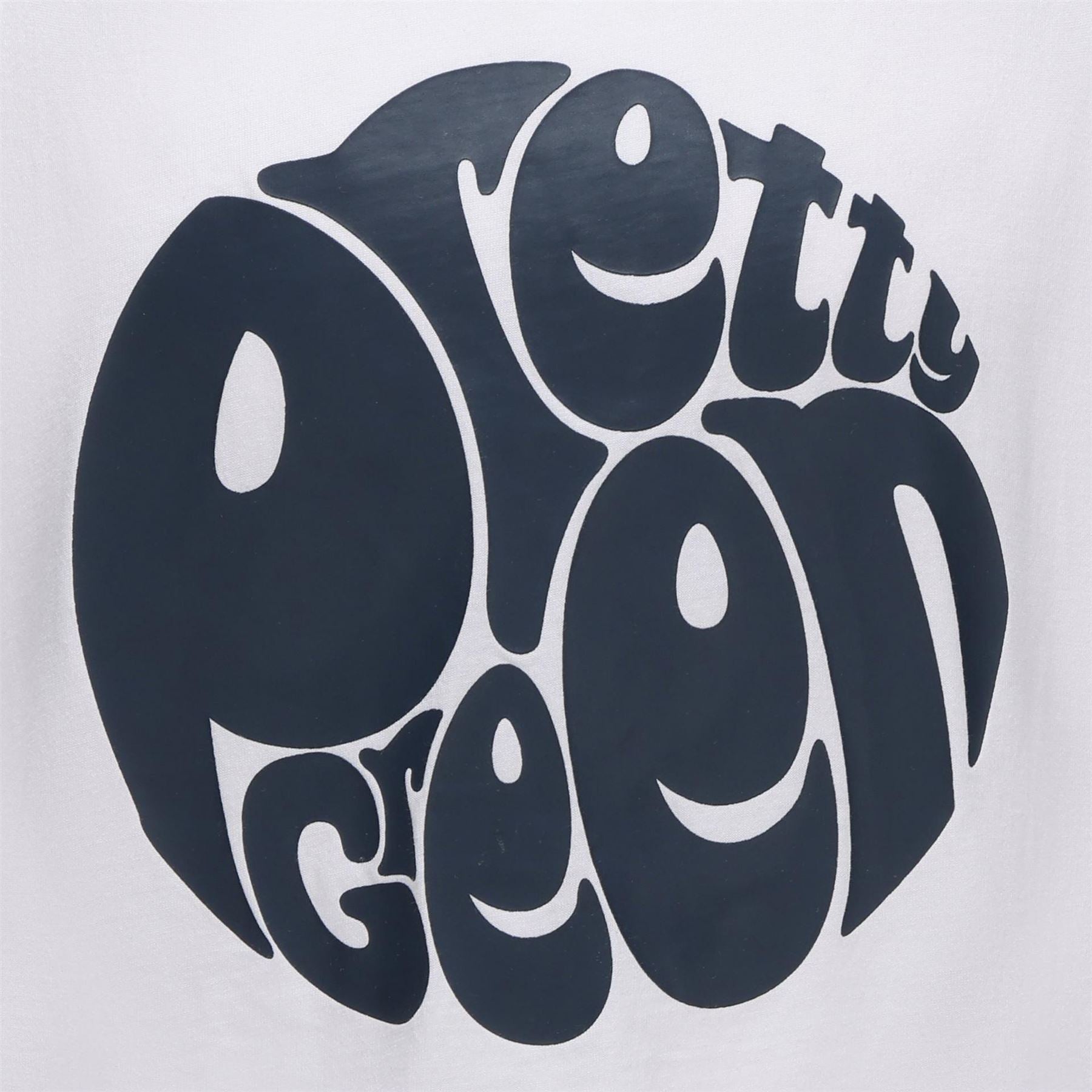 Pretty Green Mens Green Large Logo Tee