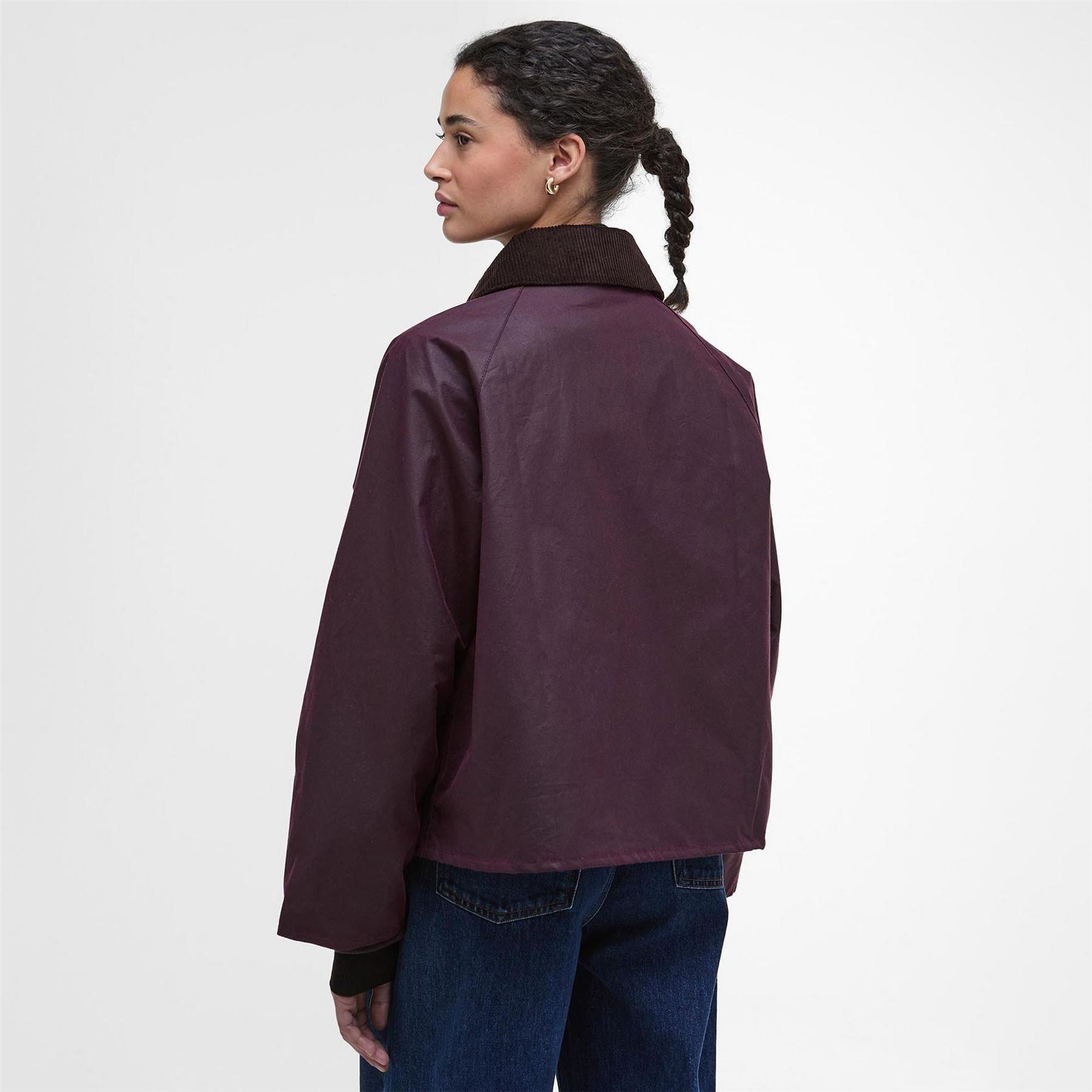 Barbour Arlene Cotton Long Sleeve Full Zip Wax Jacket