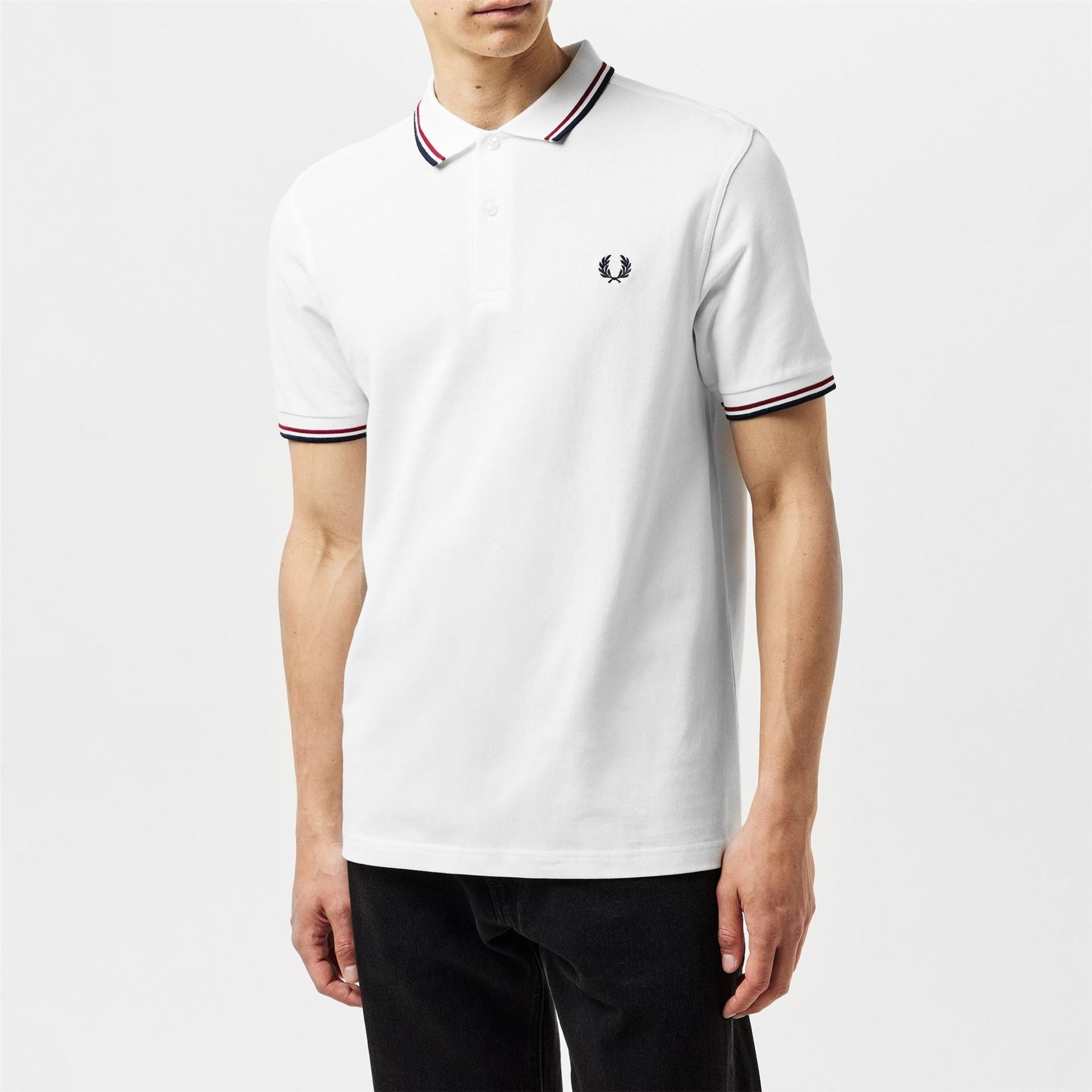Fred Perry Sleeve Twin Tipped Polo Shirt