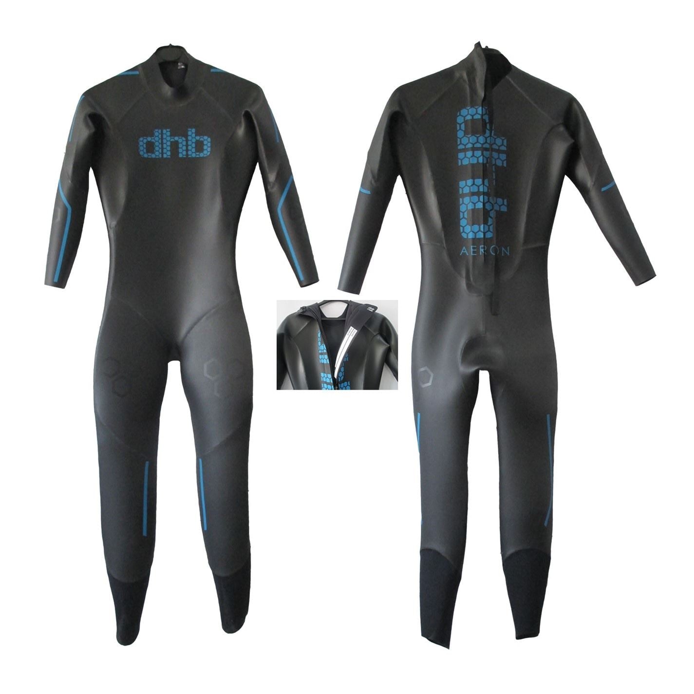 Dhb Aeron Snug Fit Graphic Print Full Wet Suit