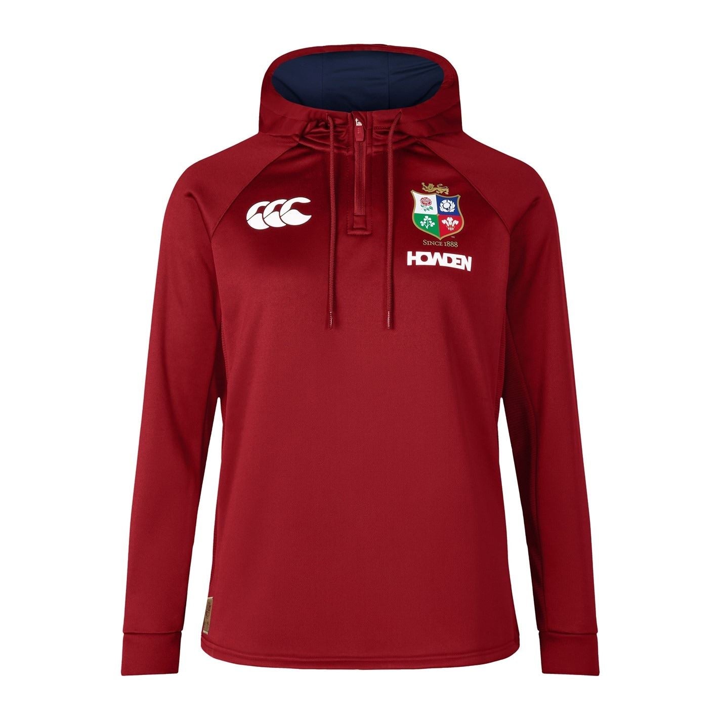 Canterbury Womens British And Irish Lions 2024 Quarter Zip Hoodie