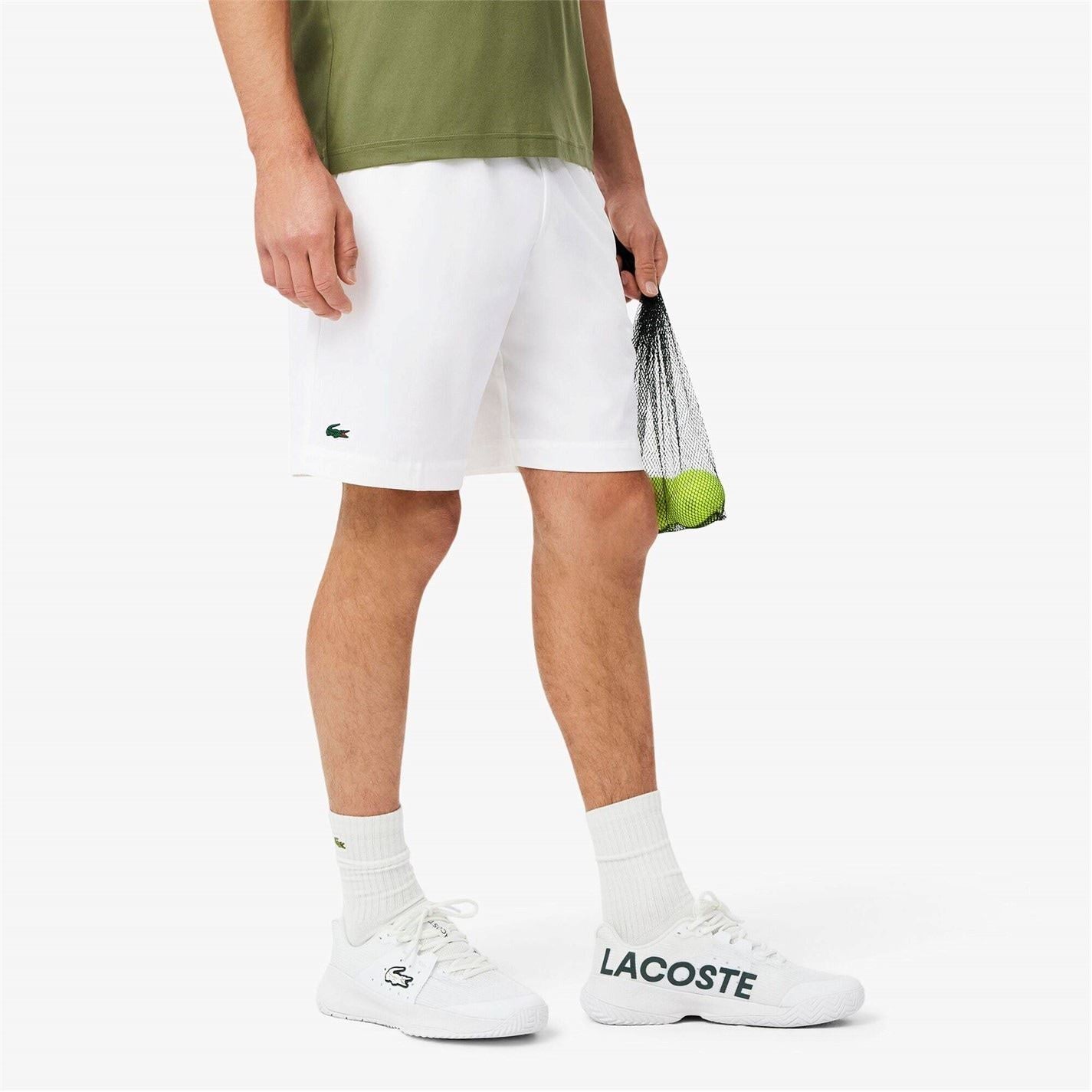 Lacoste Moisture Wicking Stretch Performance Tennis Shorts