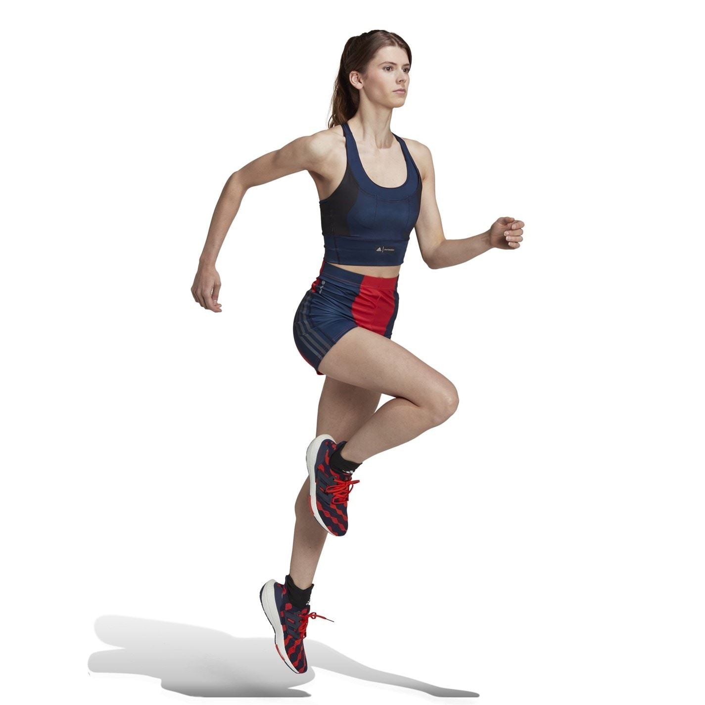 adidas Womens Marimekko Medium Support Pocket Bra Medium Impact Sports