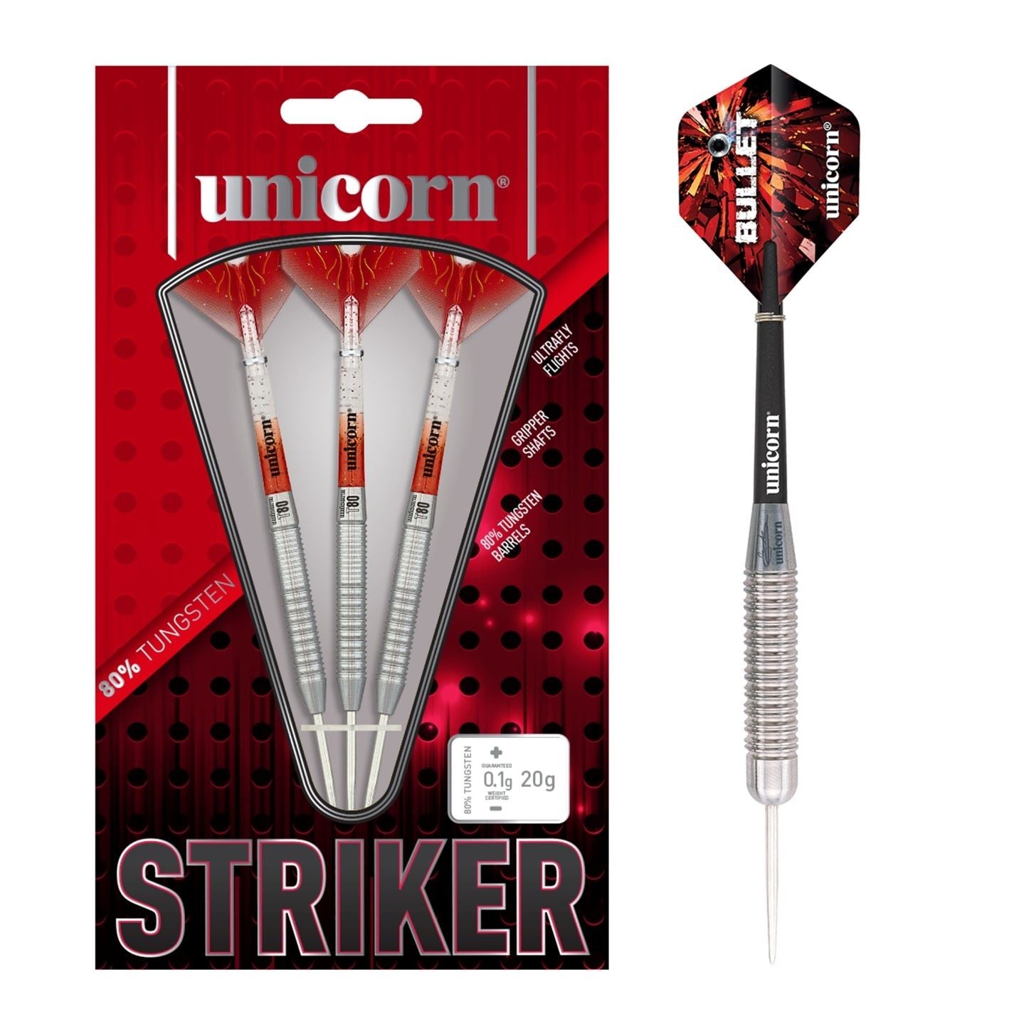 Unicorn Darts Gary Anderson Bullet Stainless Steel Darts