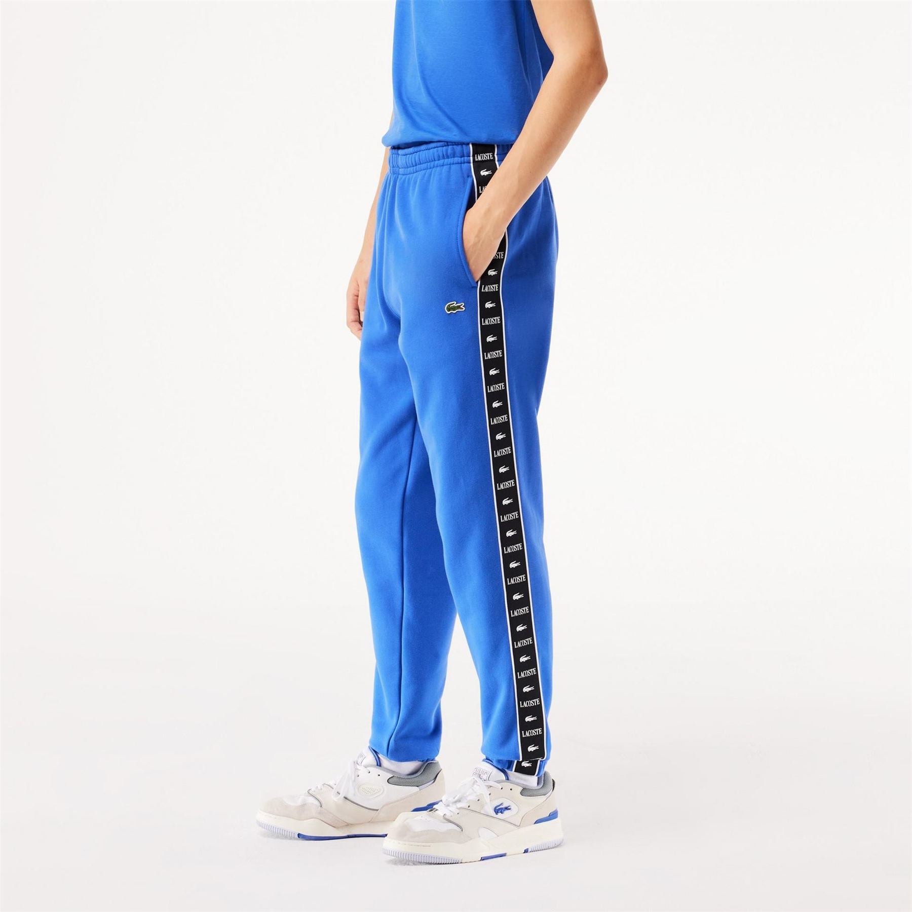 Lacoste Solid Patterned Slim Sweatpants
