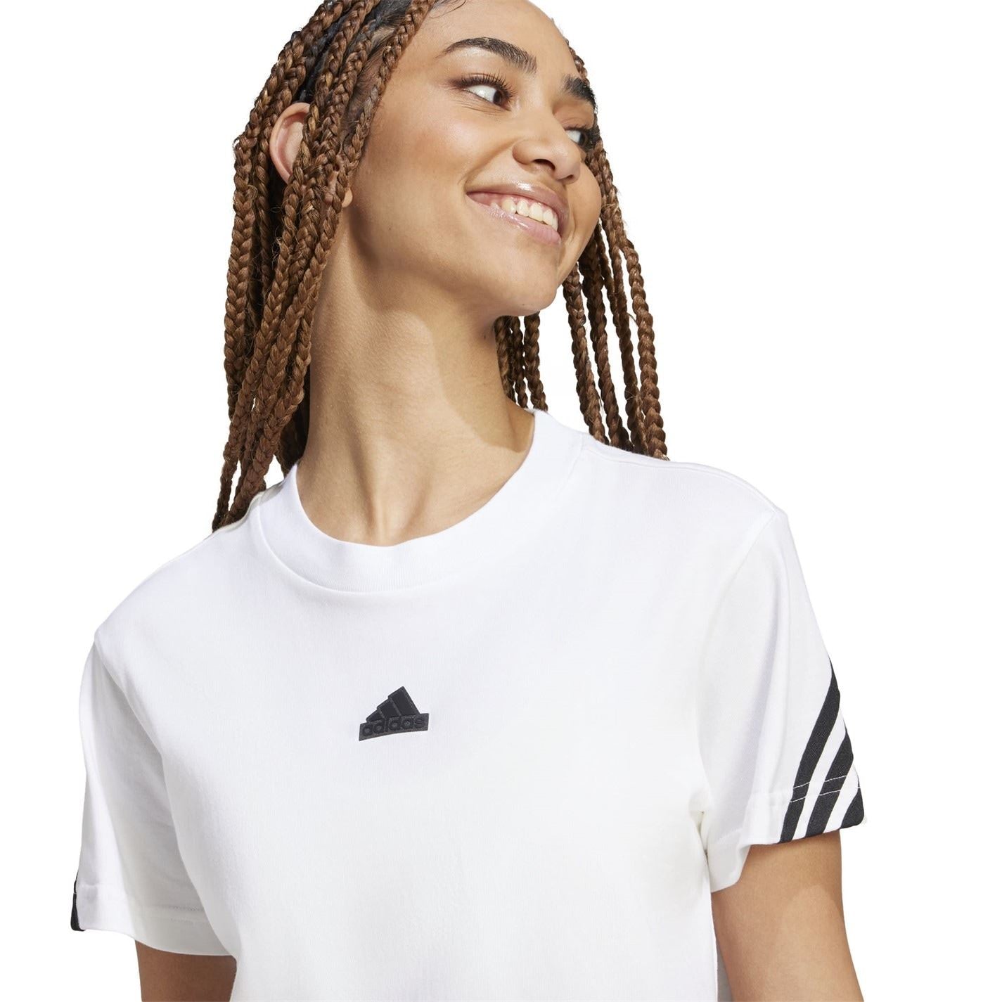 adidas Womens Future Icons 3 Stripes T-Shirt