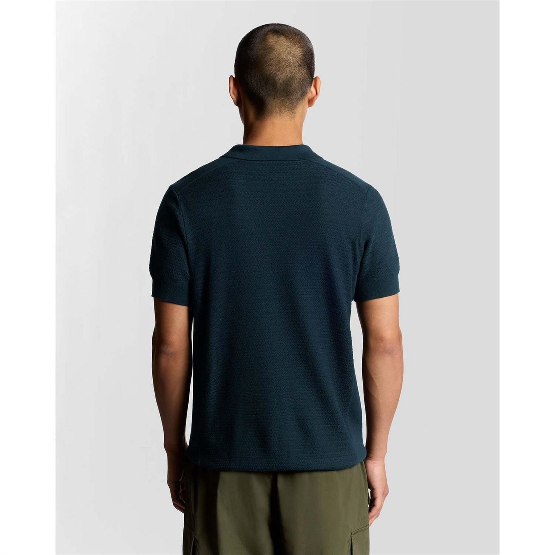 Lyle and Scott Knitted Polo Shirt