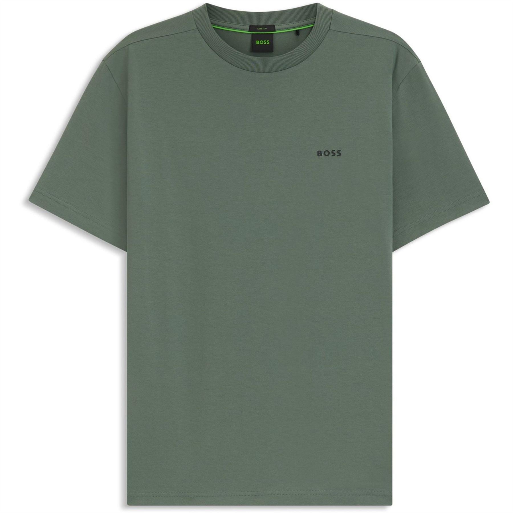 Boss BOSS GREEN T Shirt with Logo Design Stretch Cotton