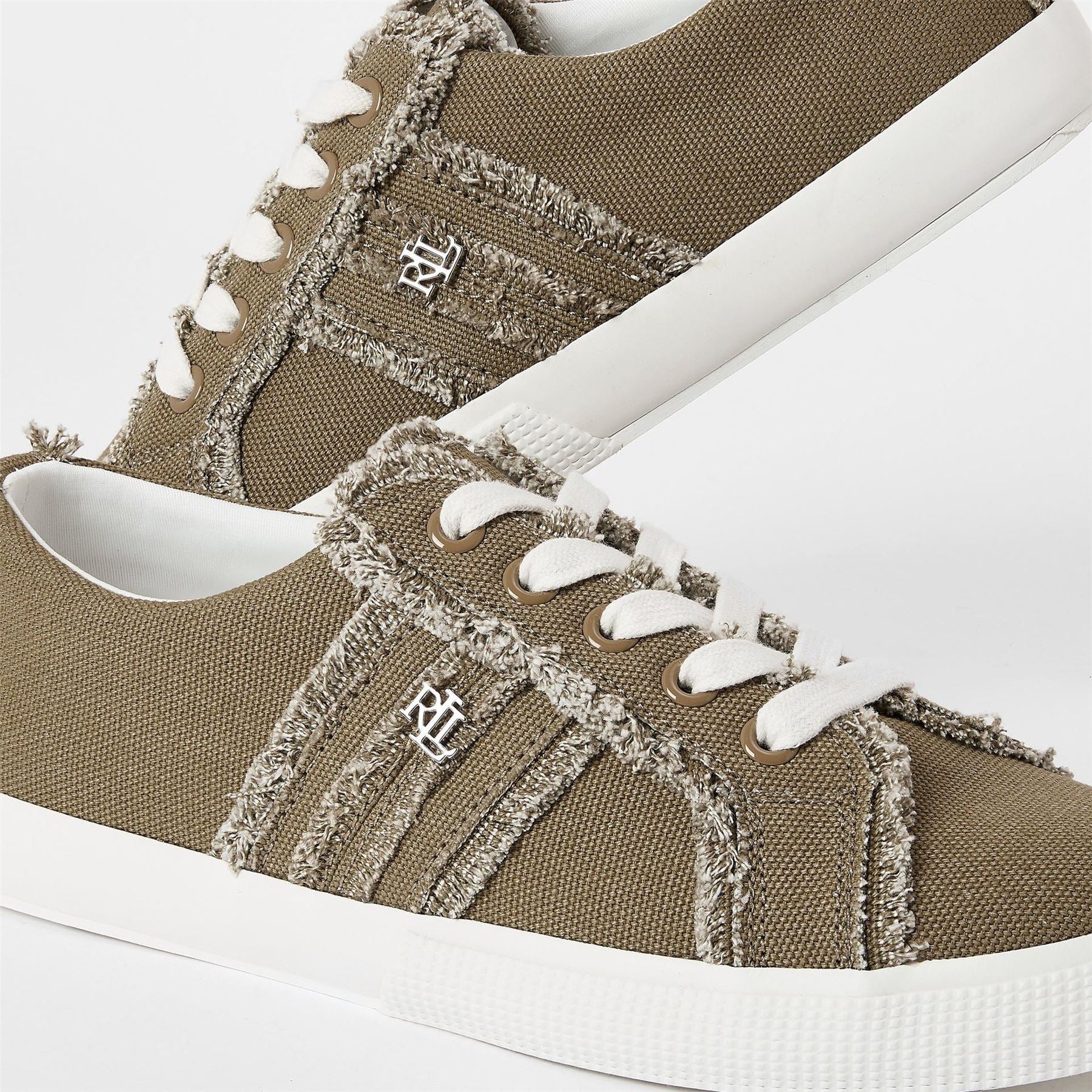 Lauren by Ralph Lauren Janson Leather Court Trainers