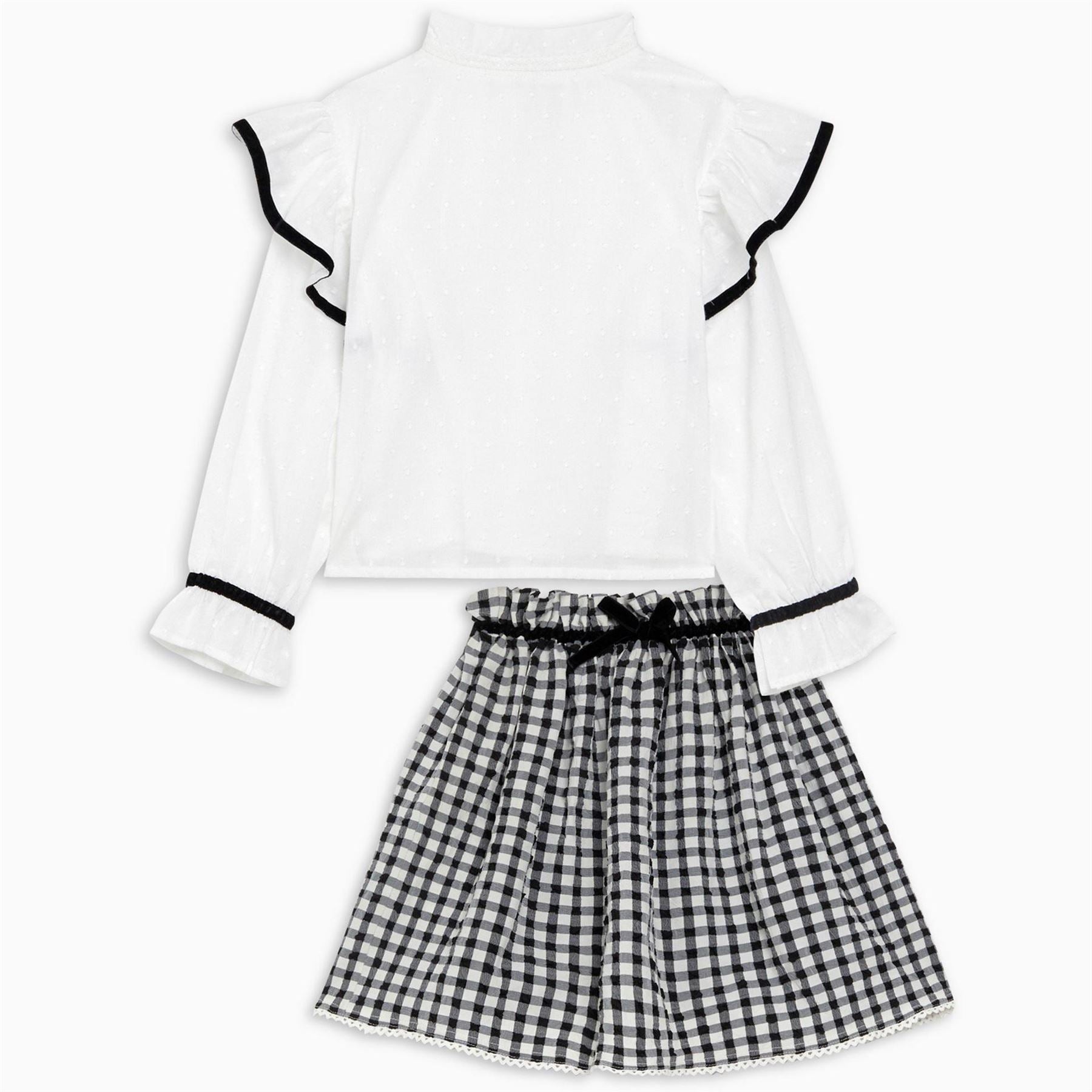 Be You Frill High Neck Long Sleeve Blouse