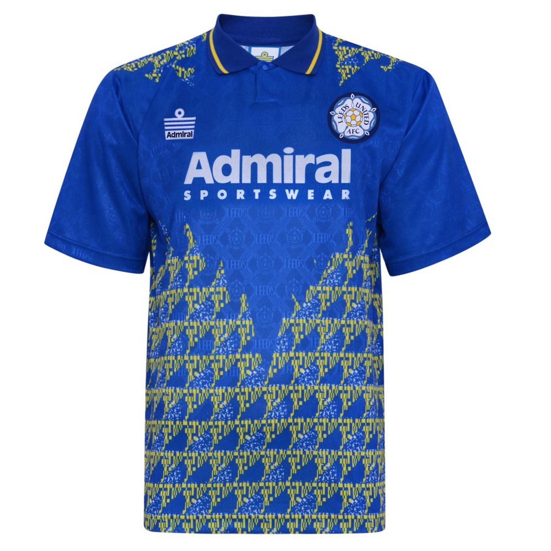 Score Draw Mens Leeds United Retro Away Shirt 1993