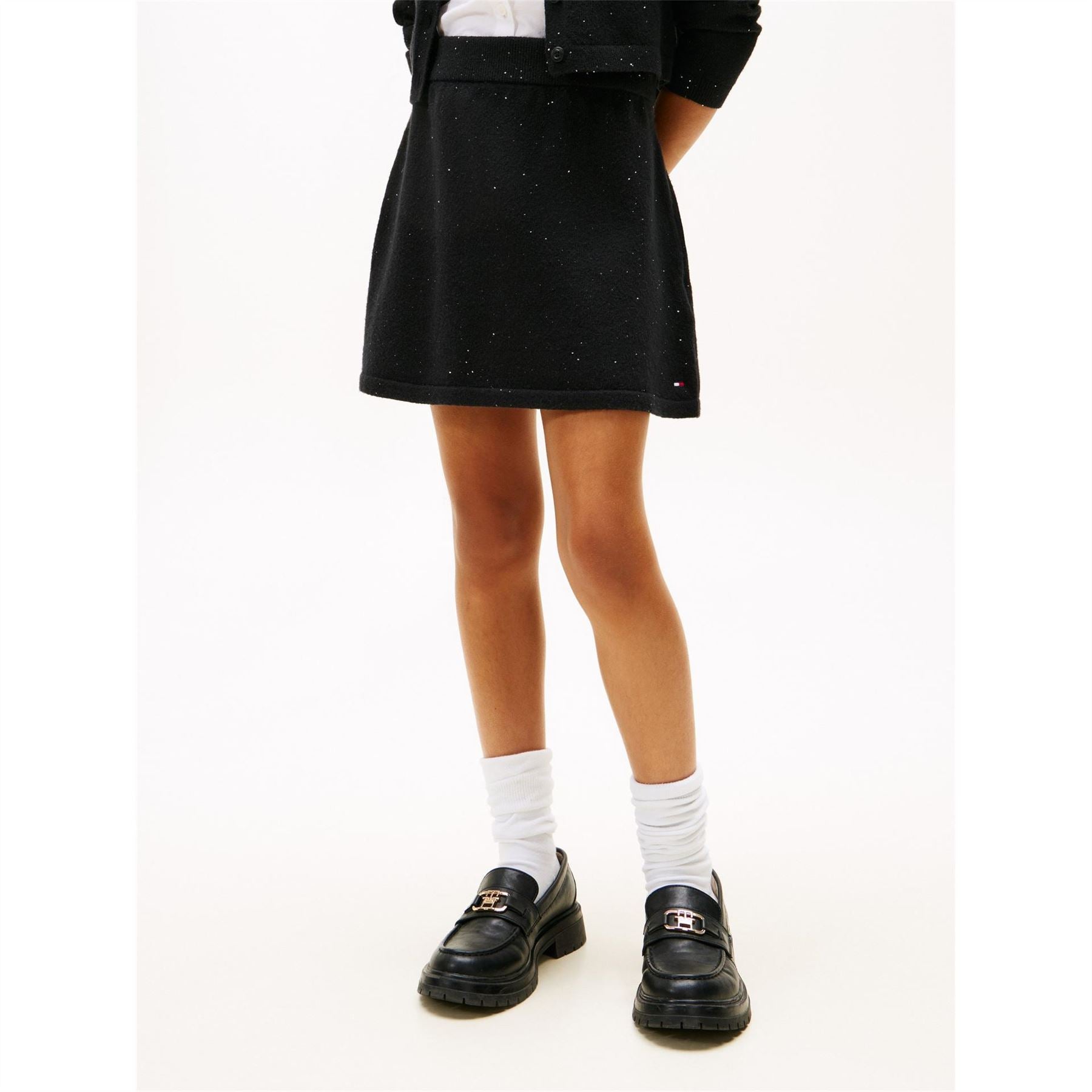 Tommy Hilfiger Sequin Mini Knitted Skirt