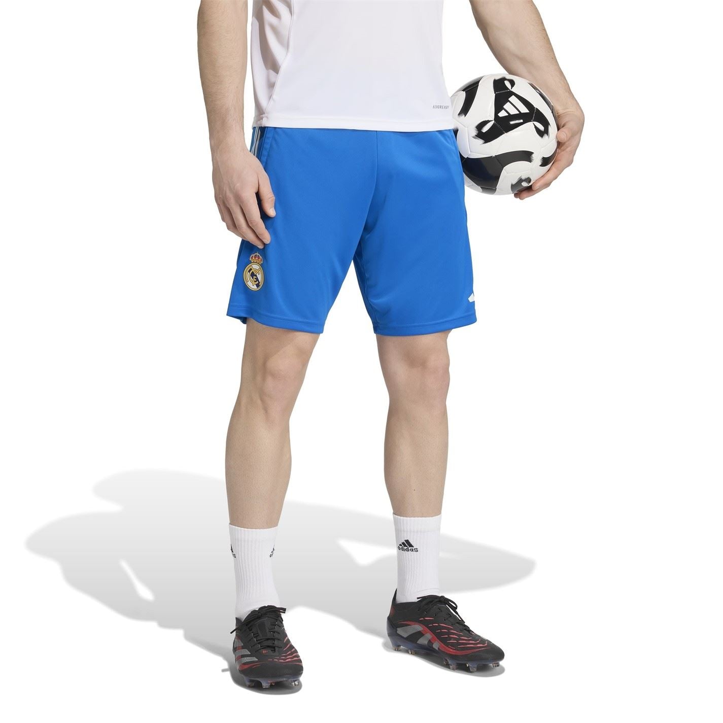 adidas Mens Real Madrid Training Shorts 2025 2026