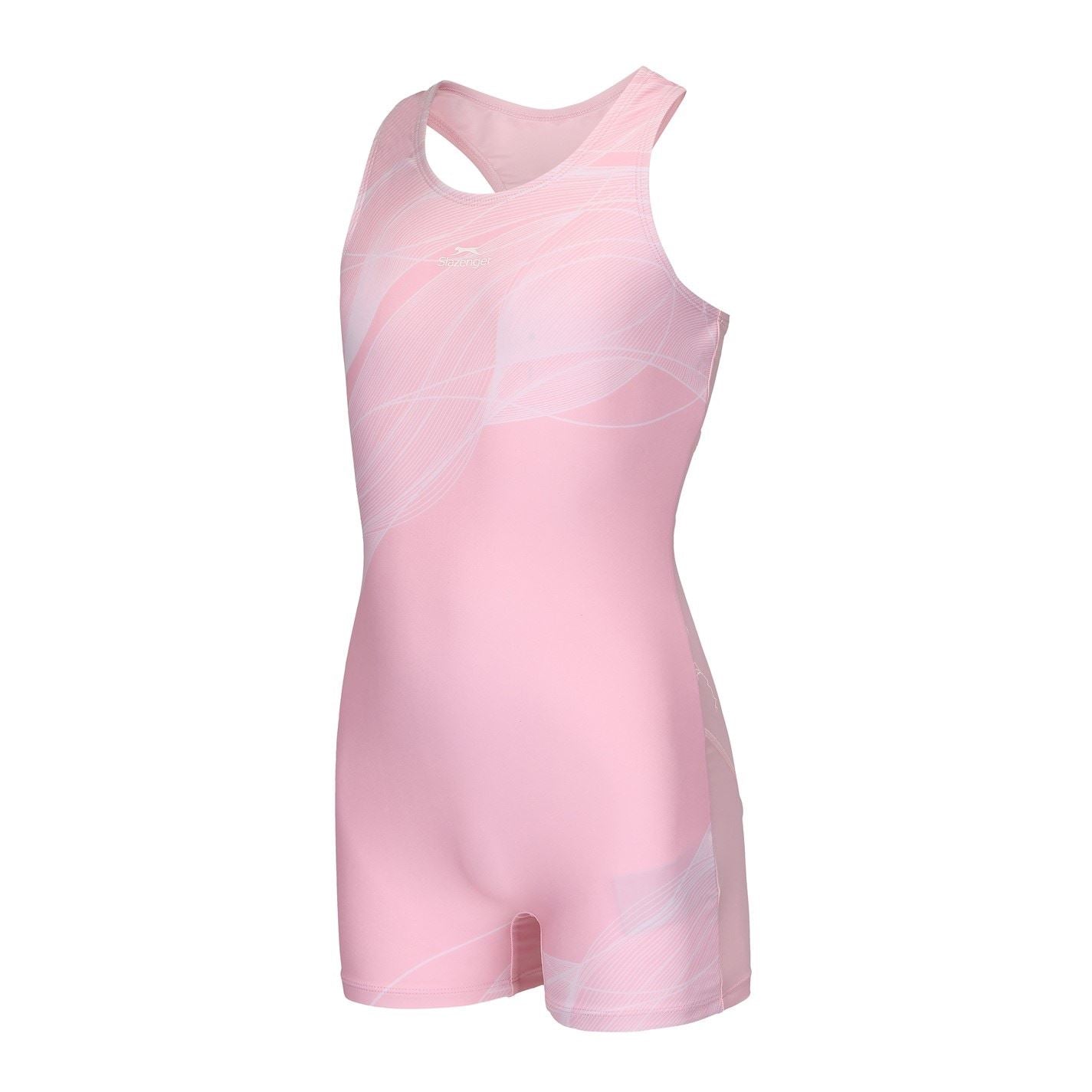 Slazenger Lycra® Xtra Life™ Boyleg Swimming Suit Junior Girls