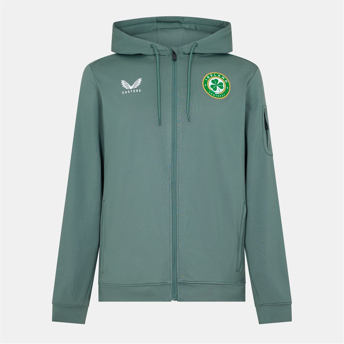 Castore Ireland Football Hooded Track Jacket