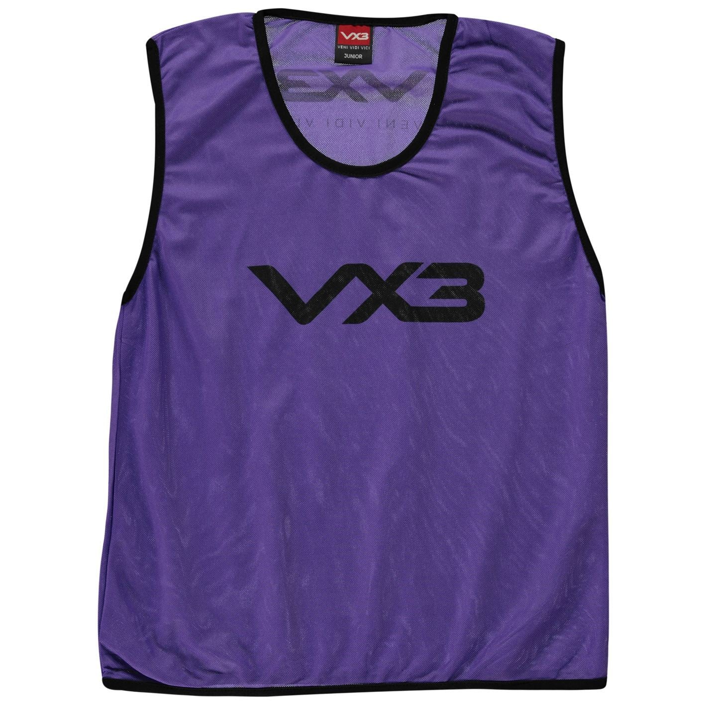 VX3 Hi Viz Mesh Training Bibs Junior